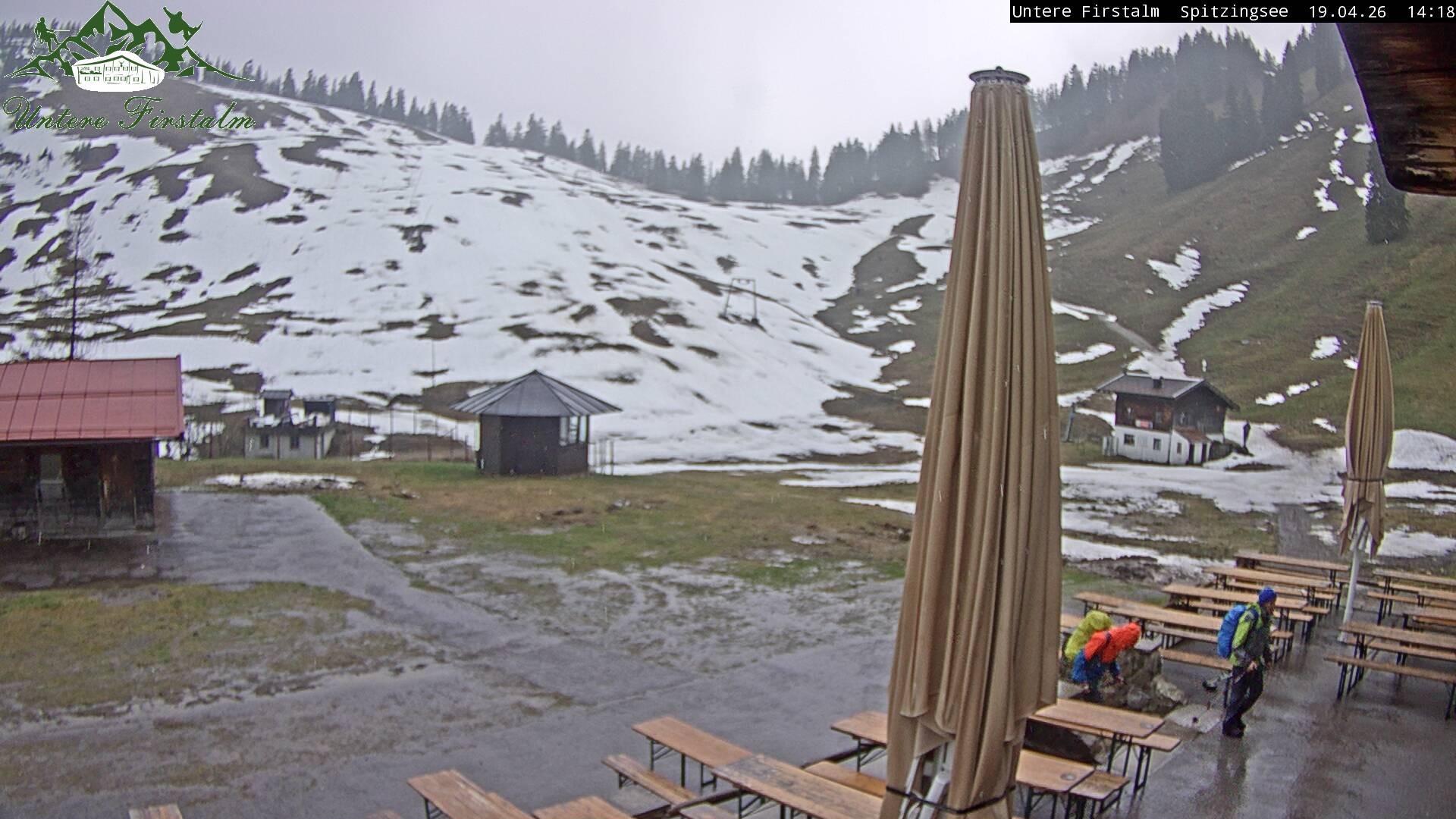 Archiv Foto Webcam Spitzingsee - Sonnenterrasse Untere Firstalm