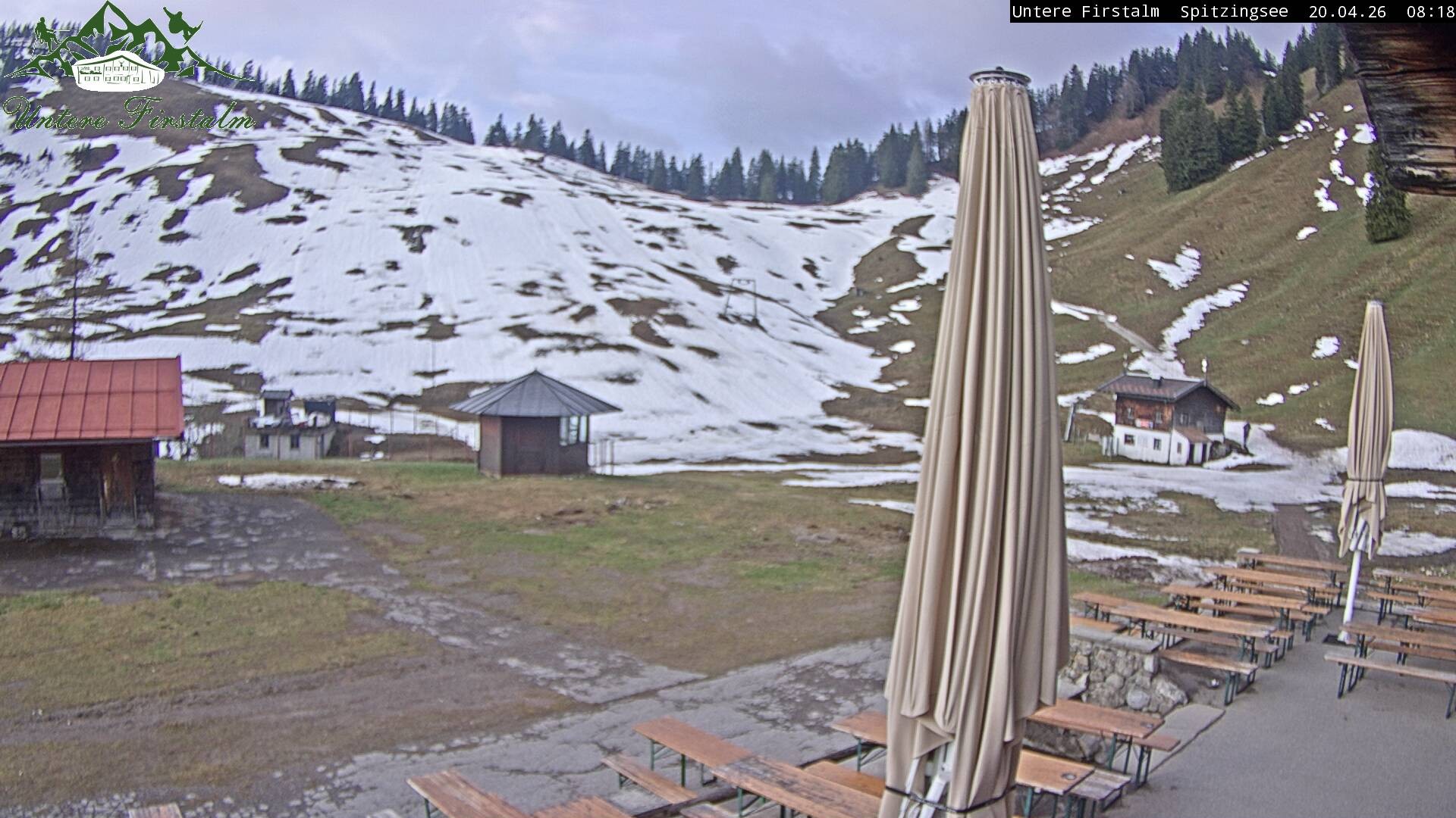 Archiv Foto Webcam Spitzingsee - Sonnenterrasse Untere Firstalm