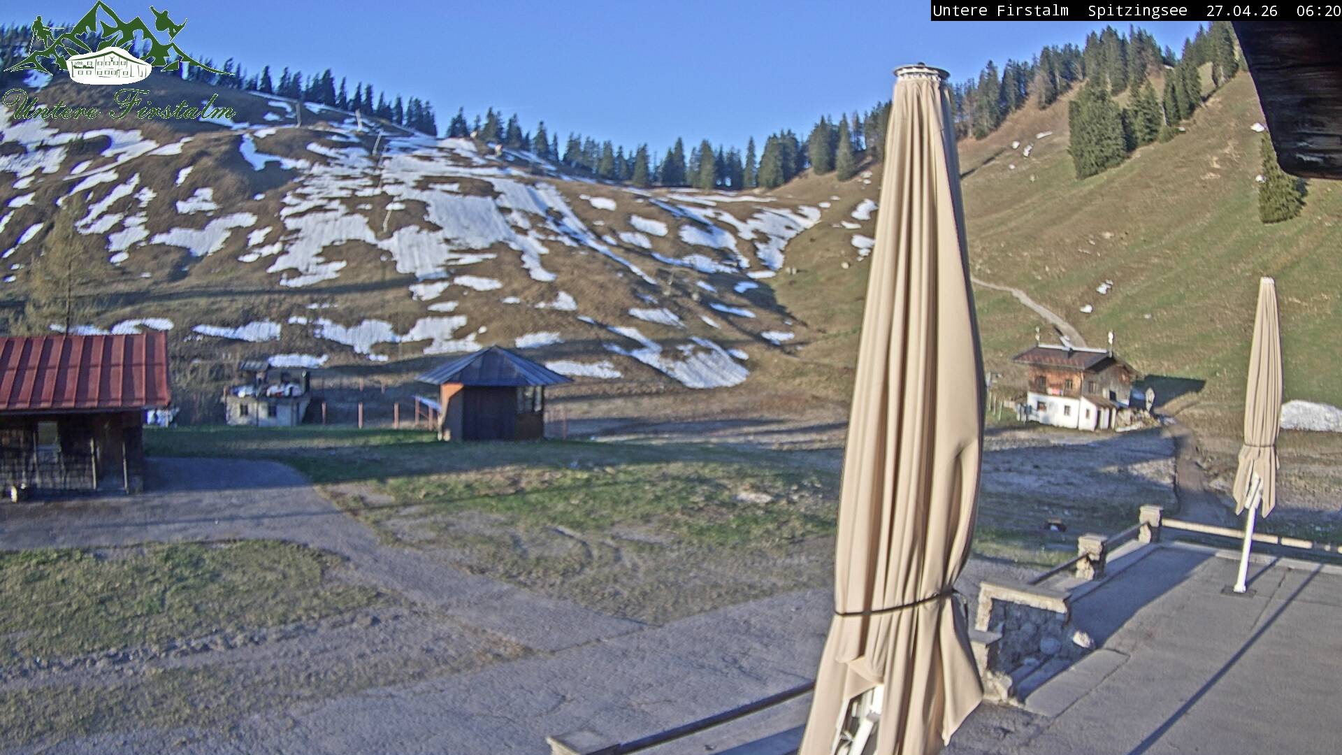 Archiv Foto Webcam Spitzingsee - Sonnenterrasse Untere Firstalm