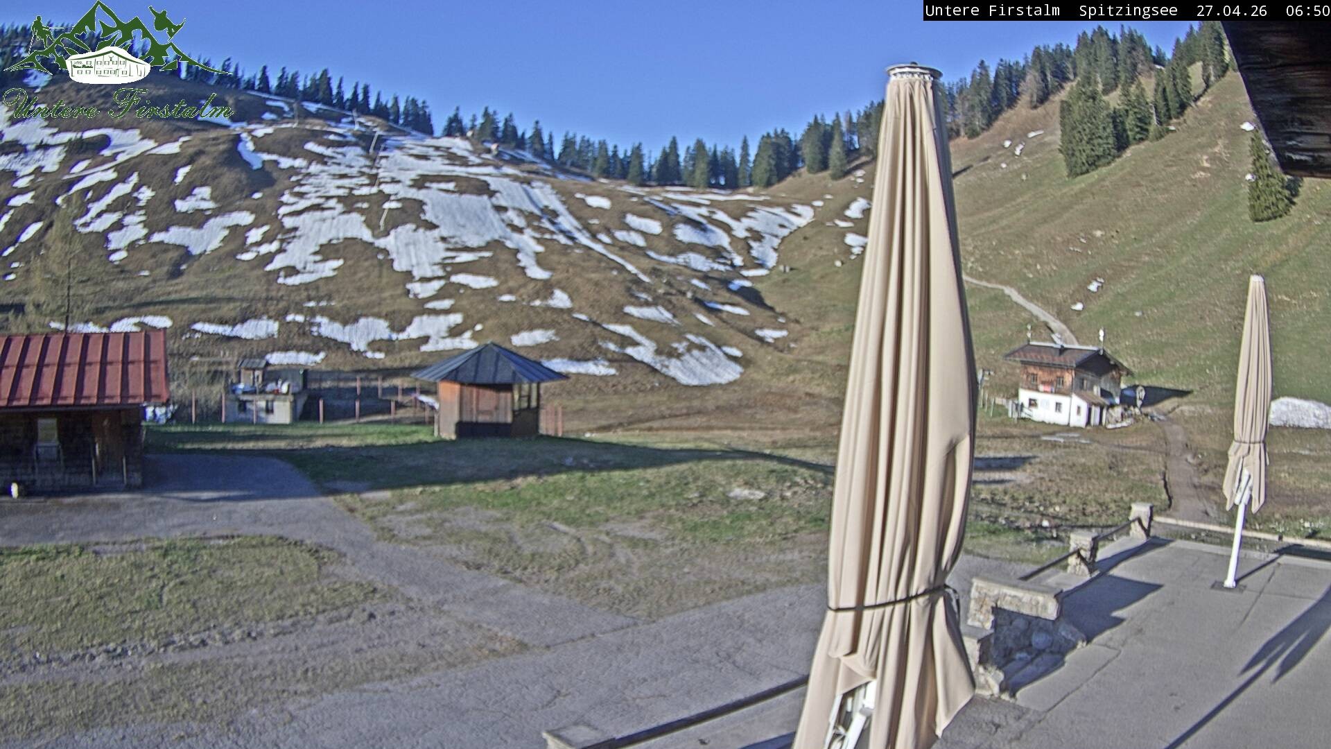 Archiv Foto Webcam Spitzingsee - Sonnenterrasse Untere Firstalm