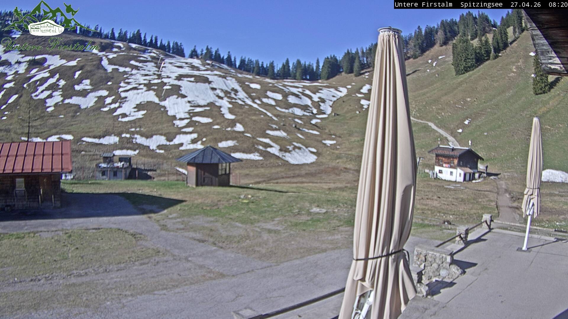 Archiv Foto Webcam Spitzingsee - Sonnenterrasse Untere Firstalm