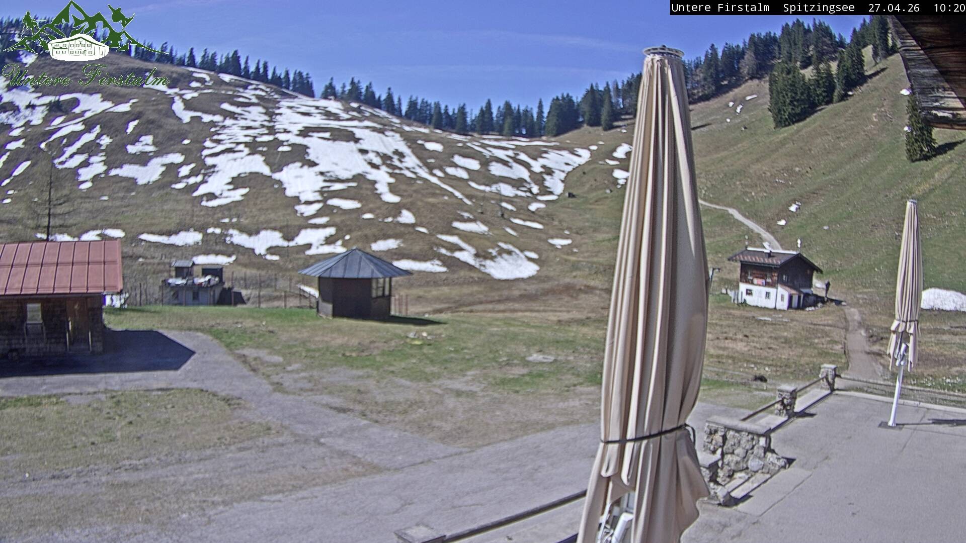 Archiv Foto Webcam Spitzingsee - Sonnenterrasse Untere Firstalm