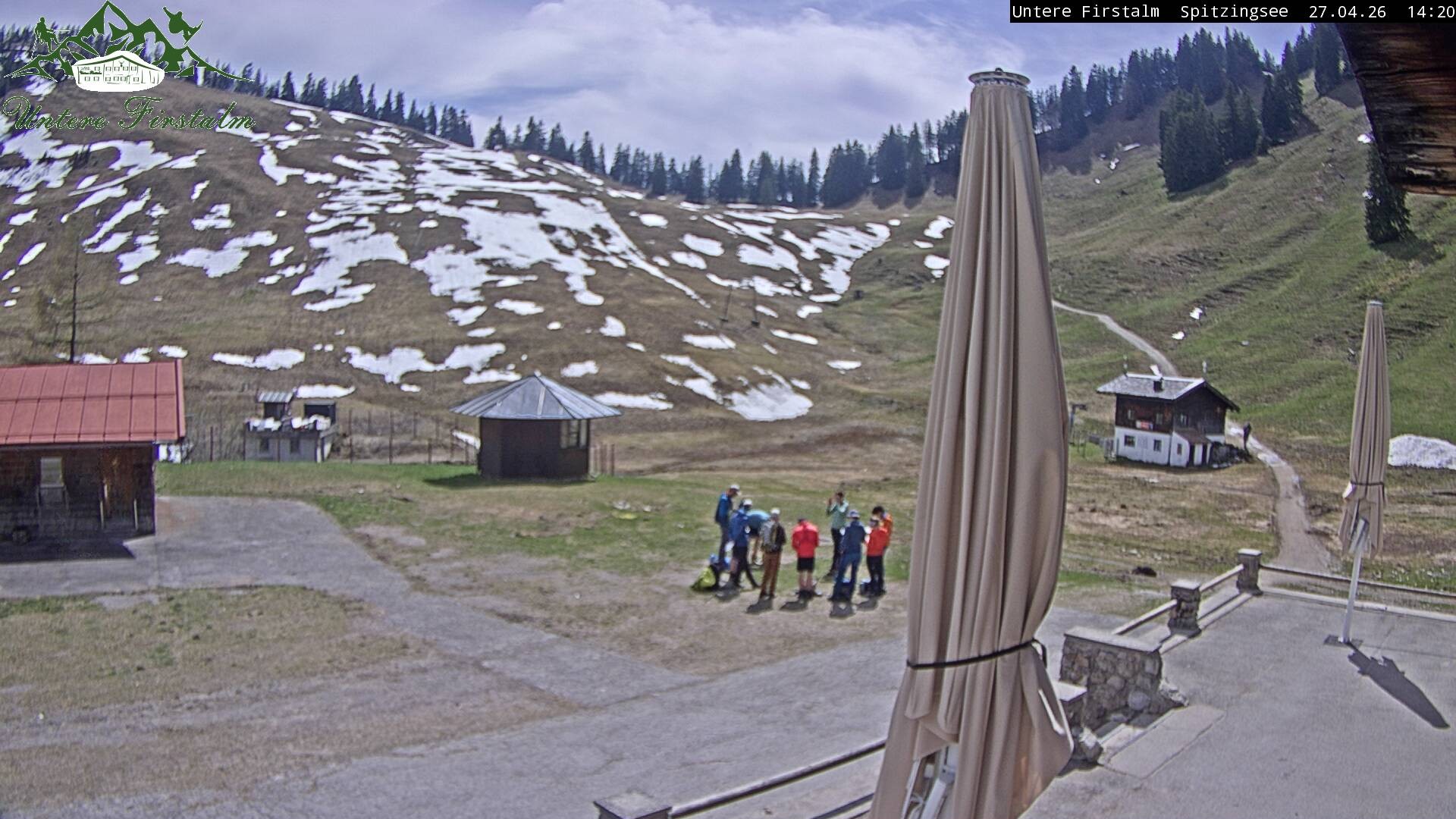 Archiv Foto Webcam Spitzingsee - Sonnenterrasse Untere Firstalm