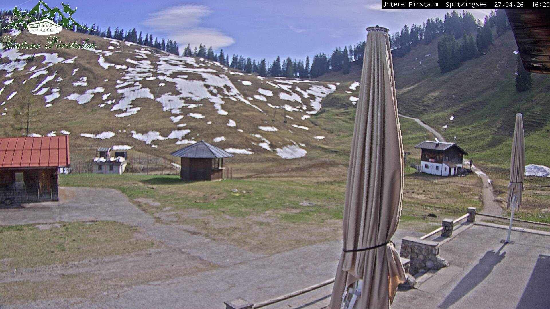 Archiv Foto Webcam Spitzingsee - Sonnenterrasse Untere Firstalm