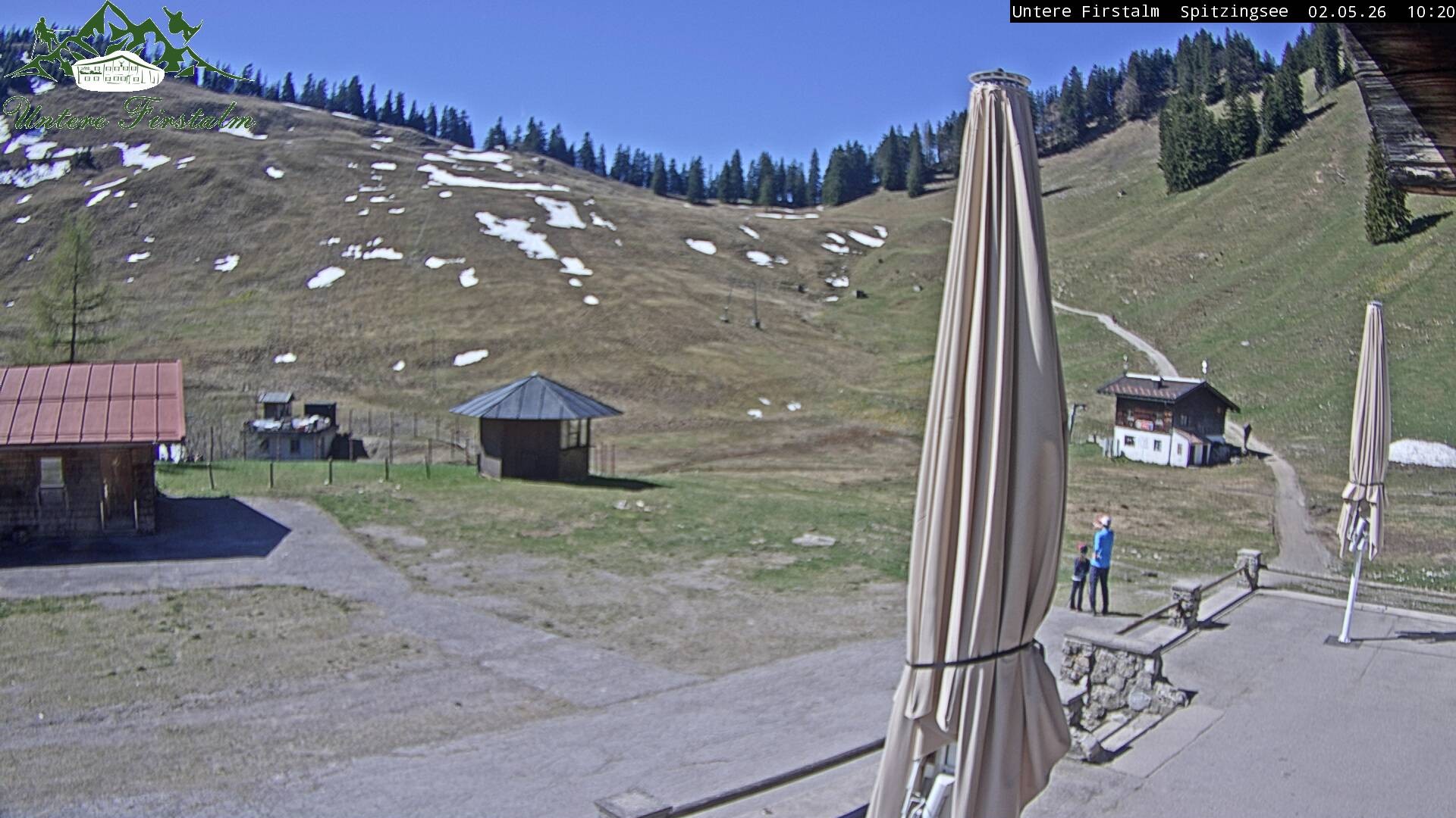 Archiv Foto Webcam Spitzingsee - Sonnenterrasse Untere Firstalm