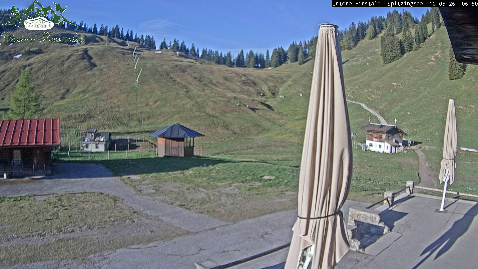 Archiv Foto Webcam Spitzingsee - Sonnenterrasse Untere Firstalm