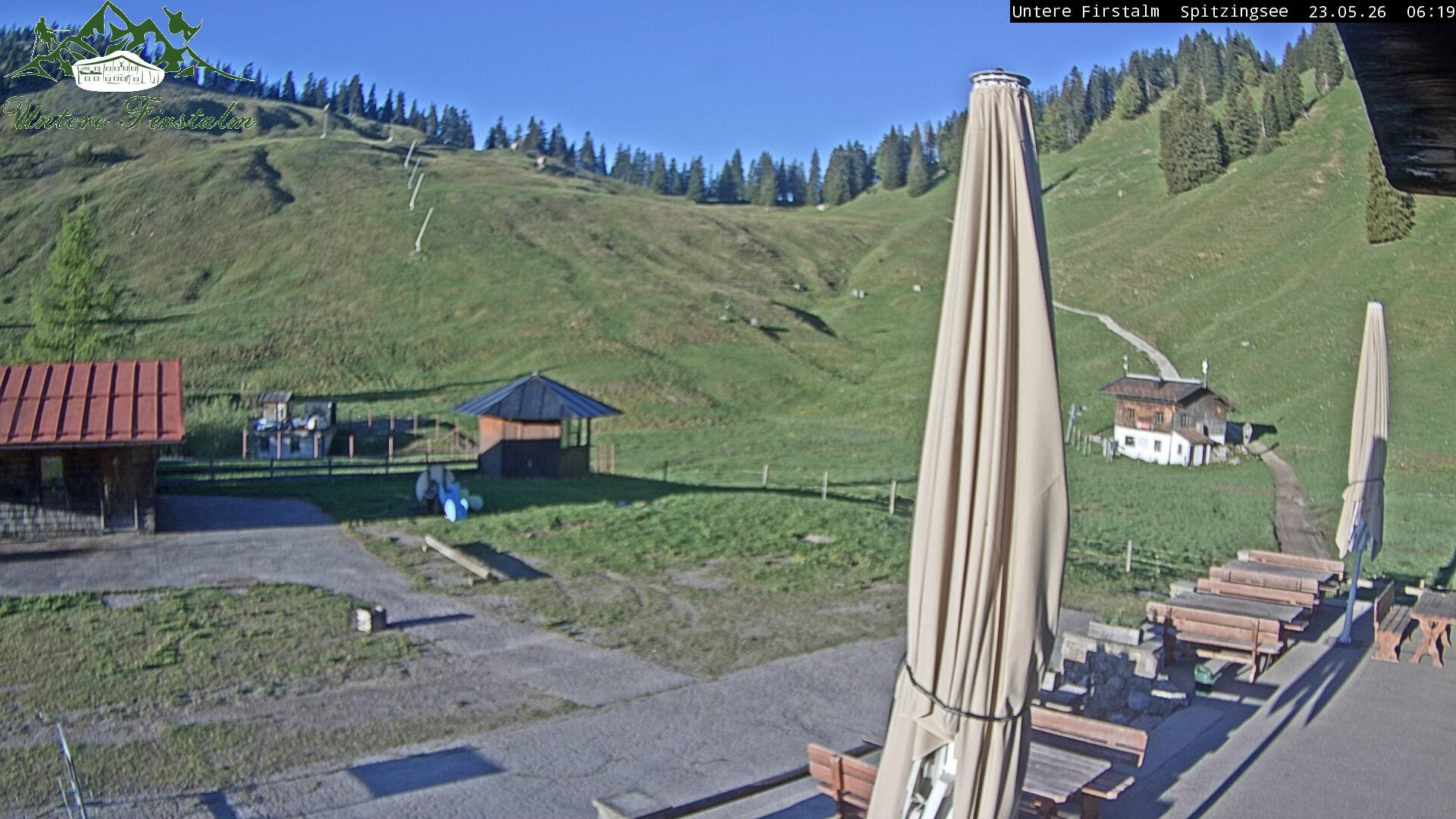 Archiv Foto Webcam Spitzingsee - Sonnenterrasse Untere Firstalm