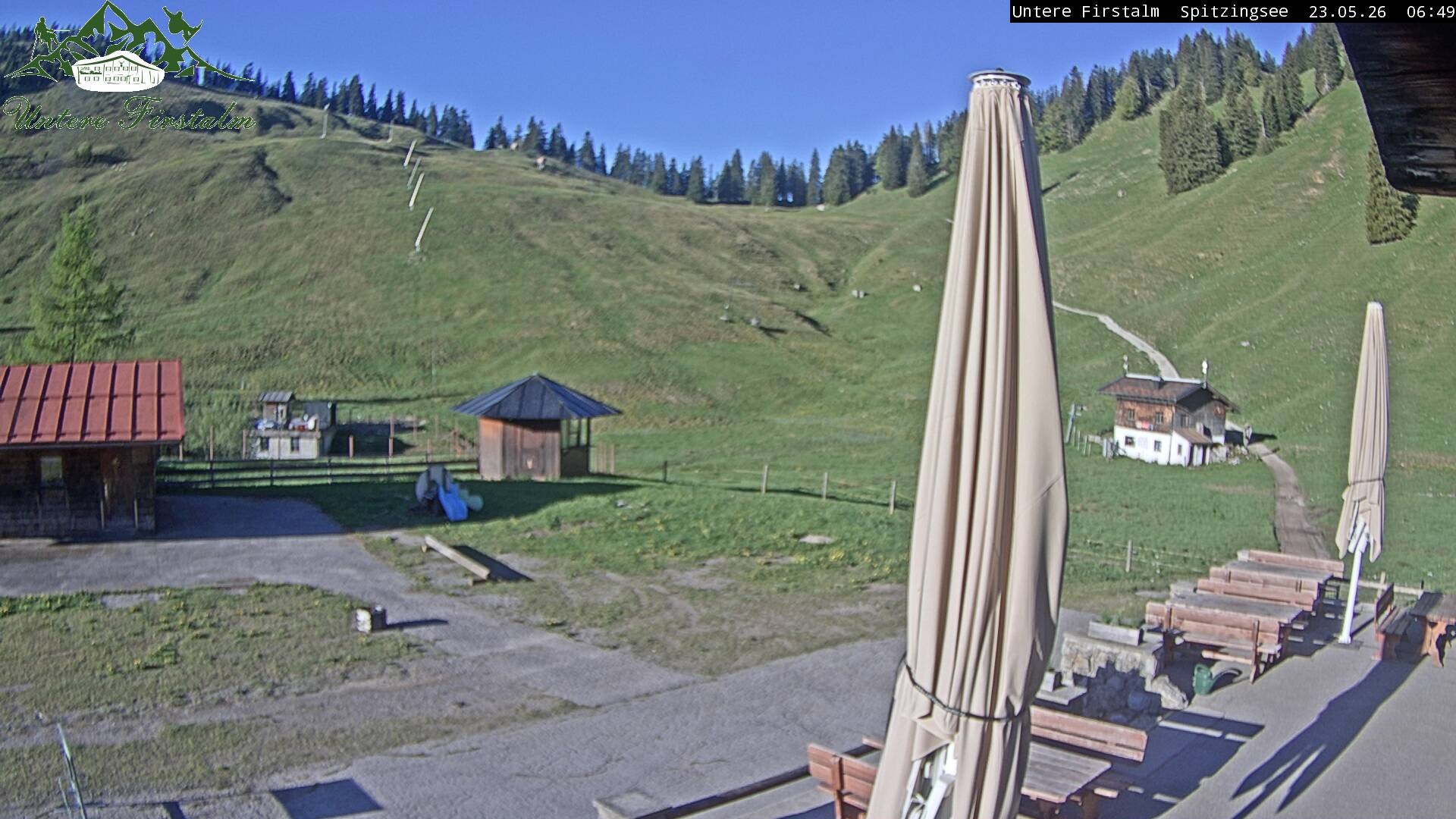 Archiv Foto Webcam Spitzingsee - Sonnenterrasse Untere Firstalm