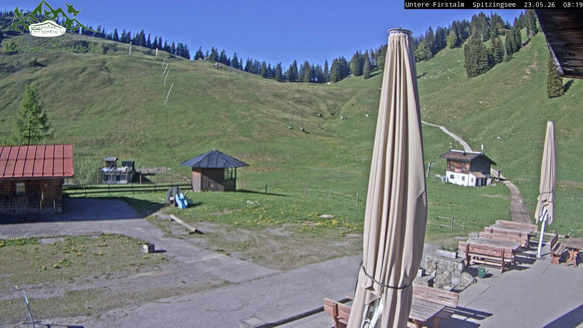 Archiv Foto Webcam Spitzingsee - Sonnenterrasse Untere Firstalm
