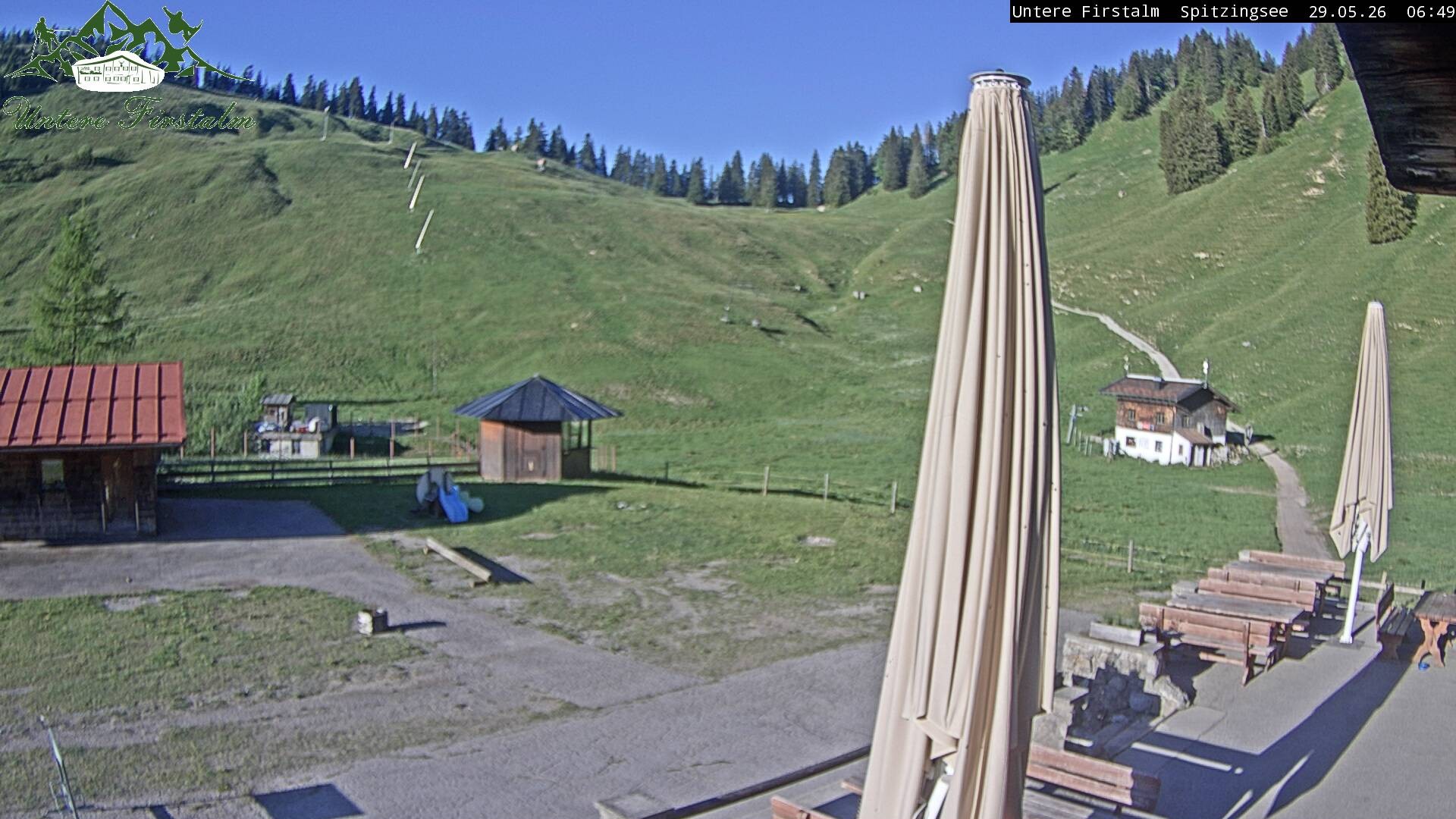 Archiv Foto Webcam Spitzingsee - Sonnenterrasse Untere Firstalm