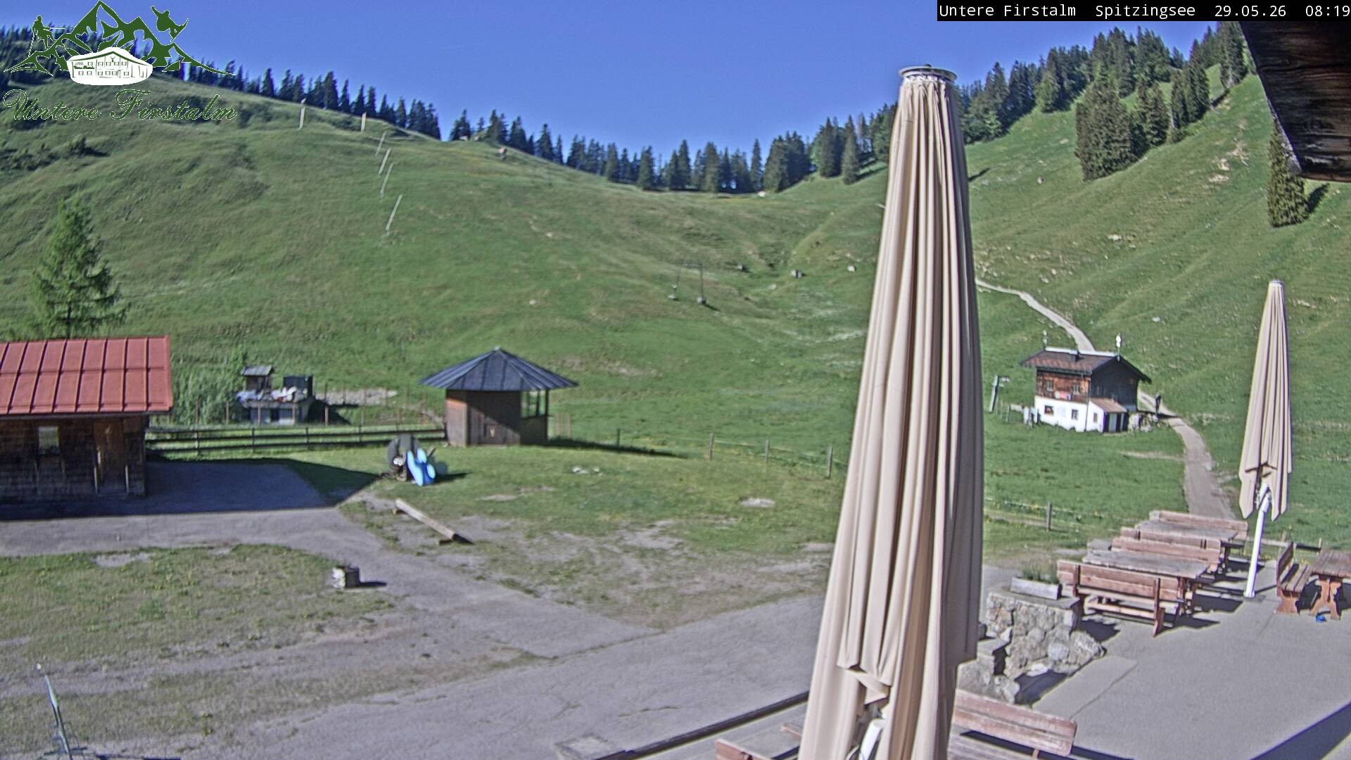 Archiv Foto Webcam Spitzingsee - Sonnenterrasse Untere Firstalm
