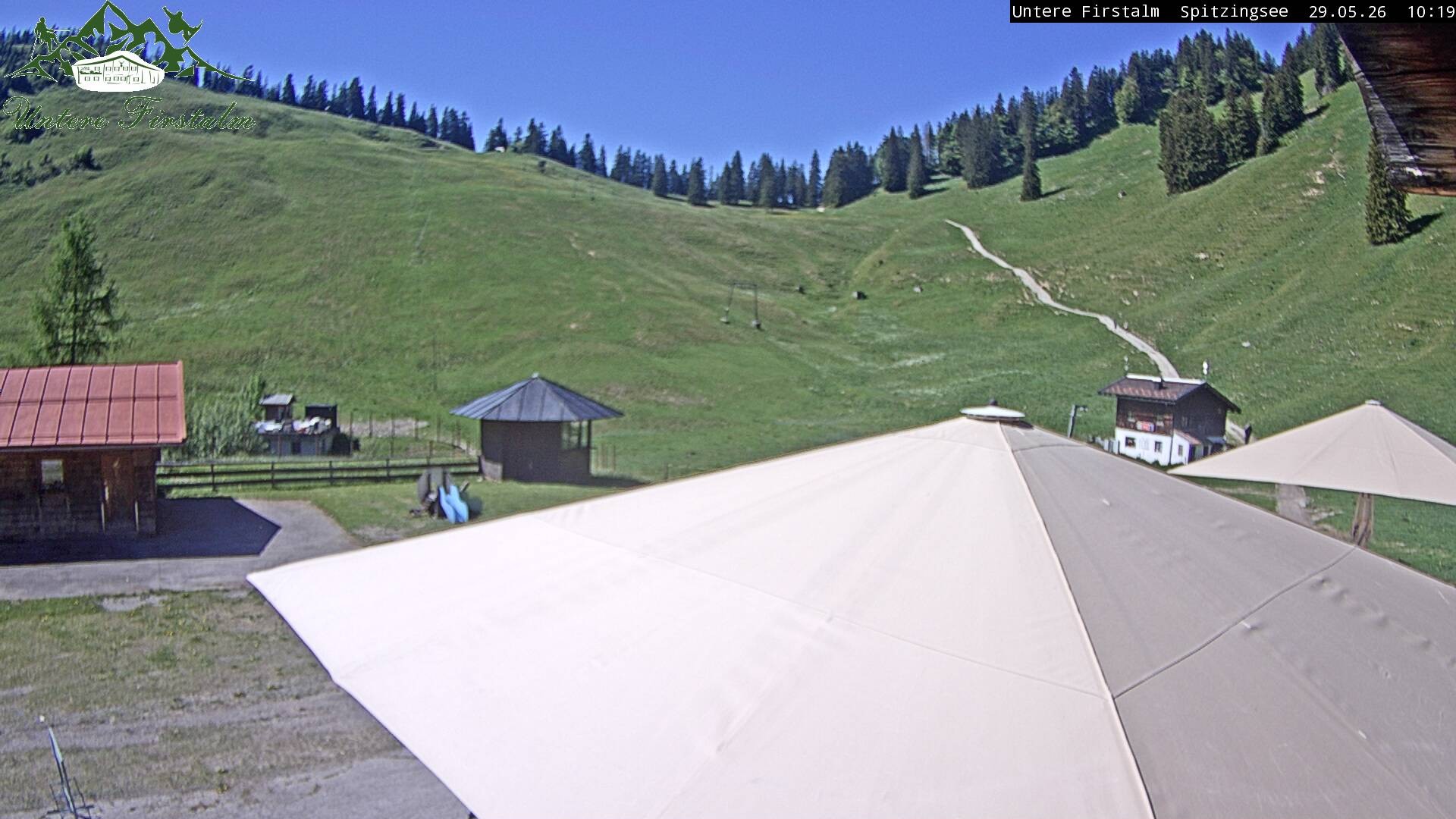 Archiv Foto Webcam Spitzingsee - Sonnenterrasse Untere Firstalm