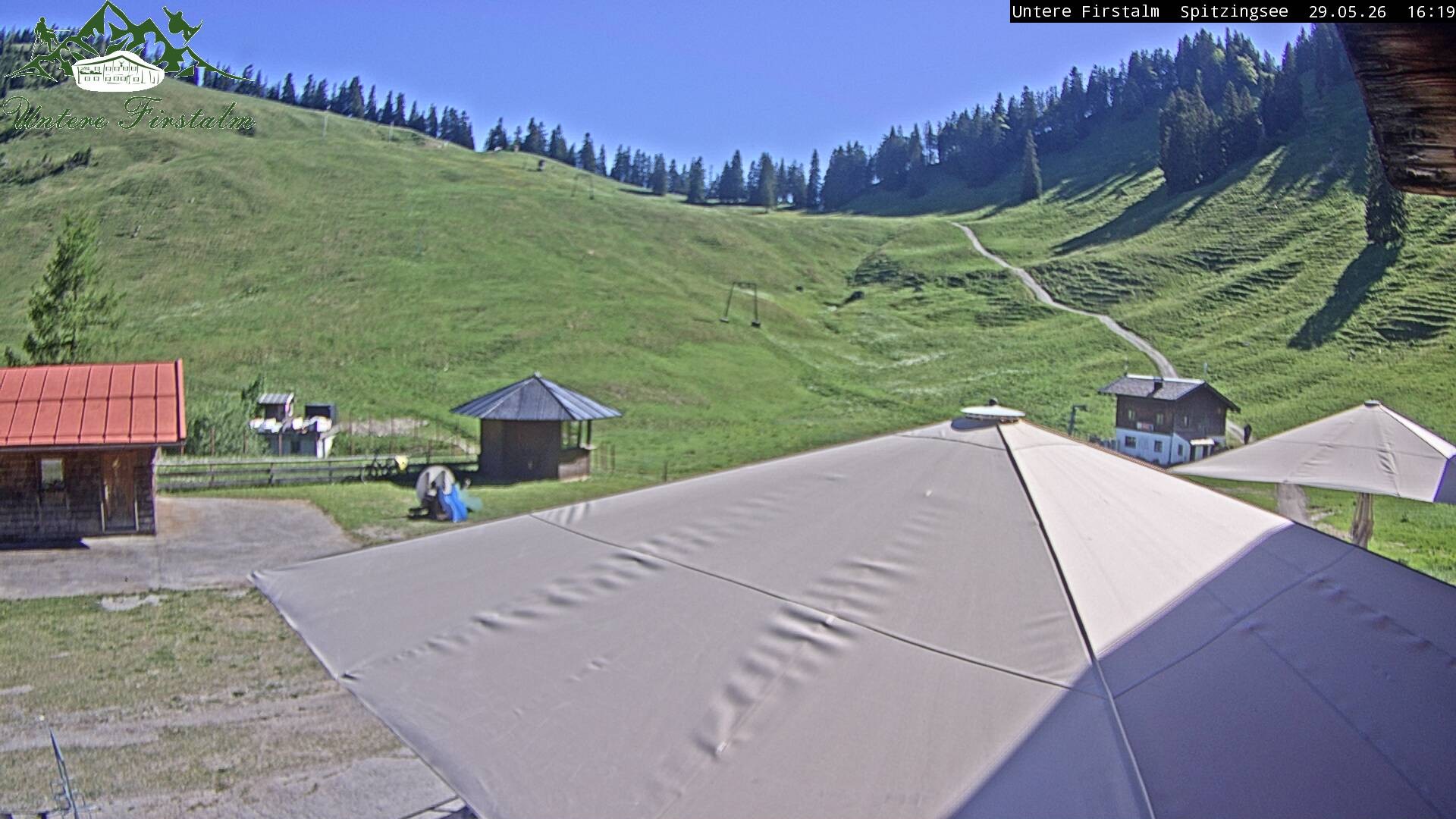 Archiv Foto Webcam Spitzingsee - Sonnenterrasse Untere Firstalm