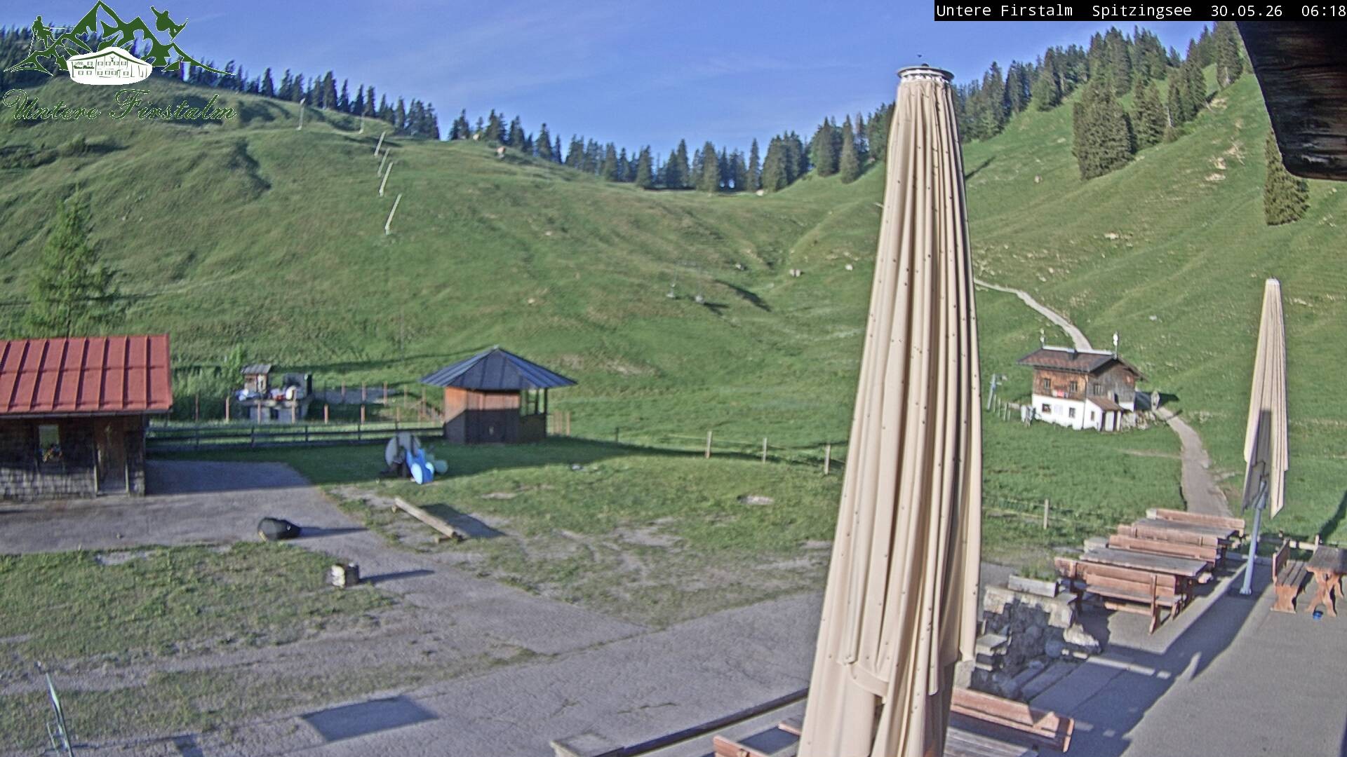 Archiv Foto Webcam Spitzingsee - Sonnenterrasse Untere Firstalm