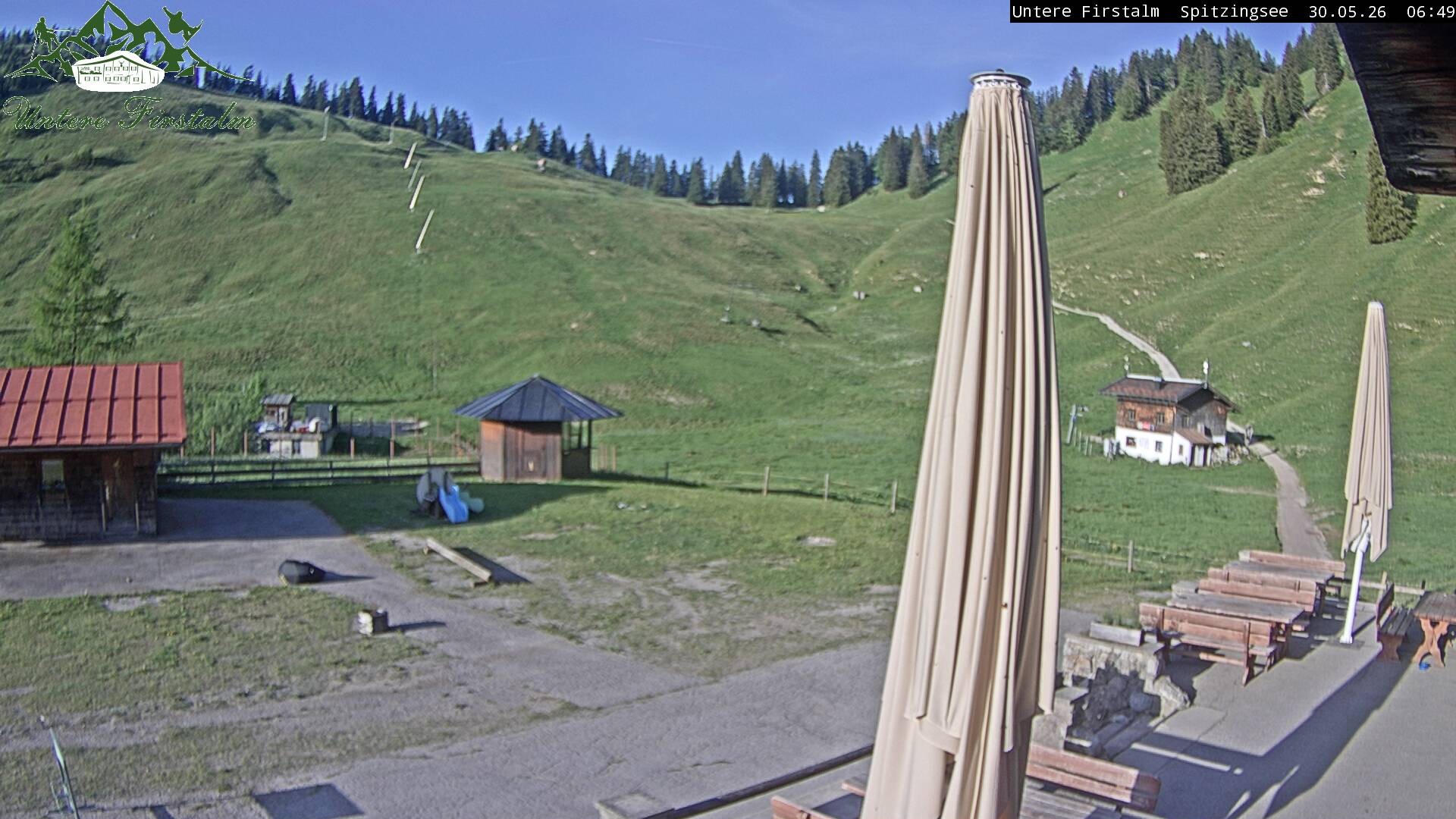 Archiv Foto Webcam Spitzingsee - Sonnenterrasse Untere Firstalm
