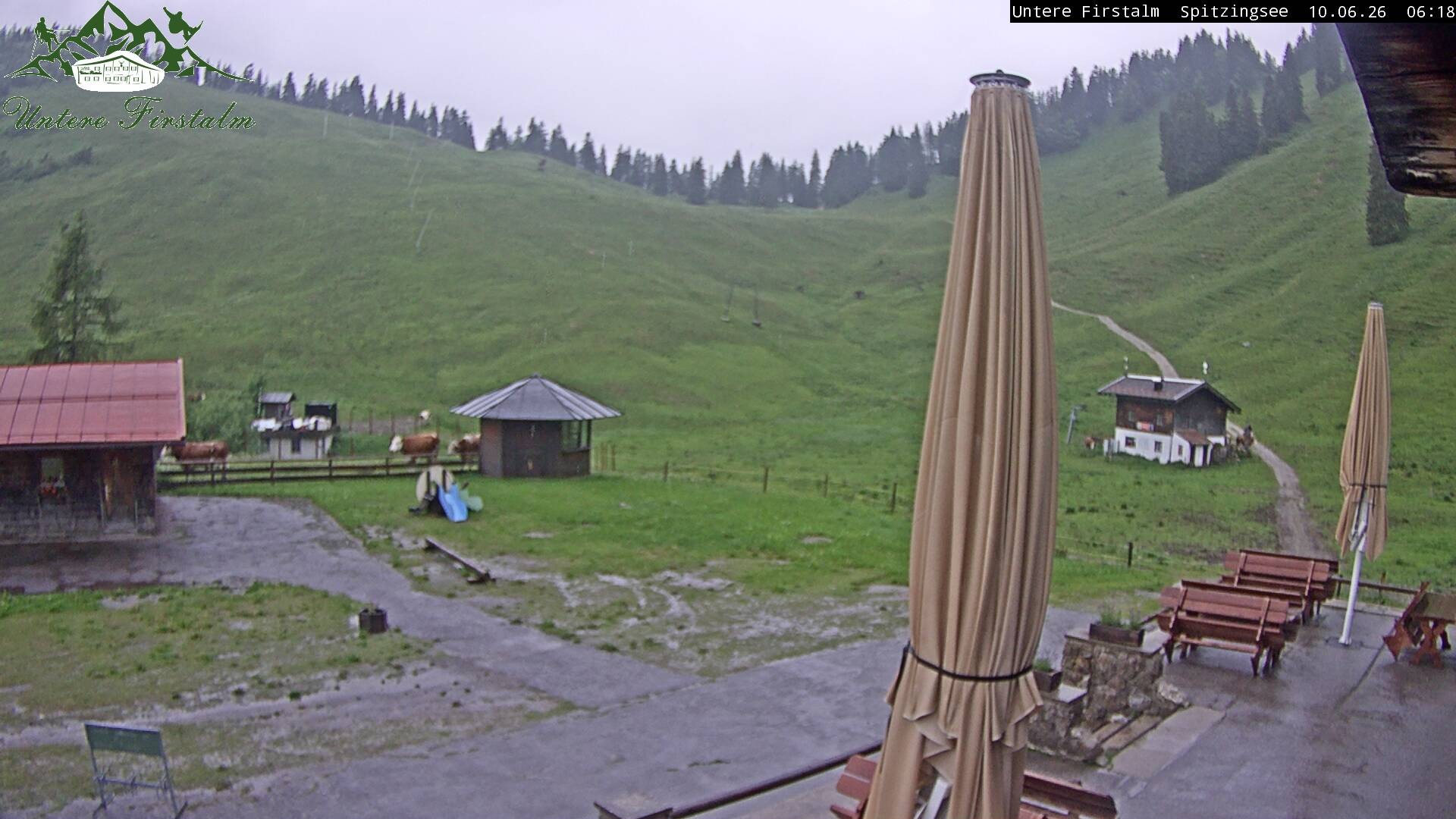 Archiv Foto Webcam Spitzingsee - Sonnenterrasse Untere Firstalm