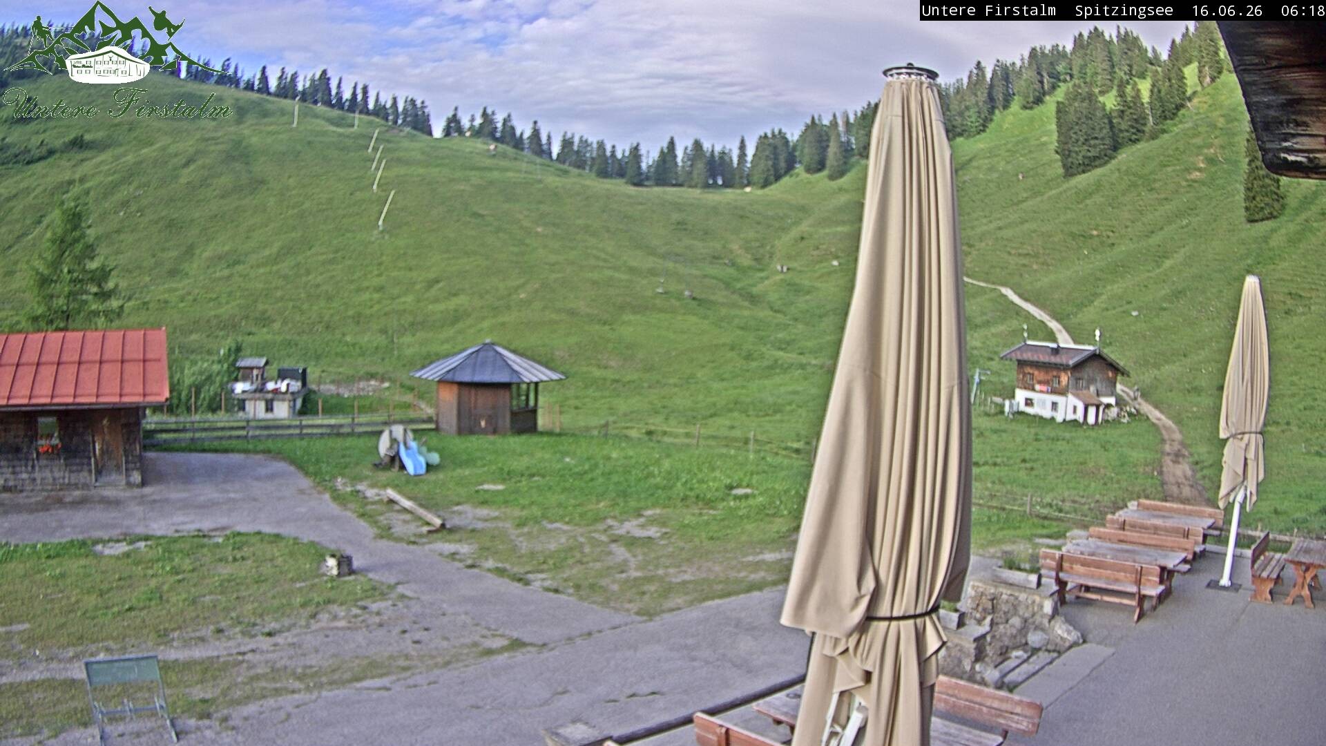 Archiv Foto Webcam Spitzingsee - Sonnenterrasse Untere Firstalm