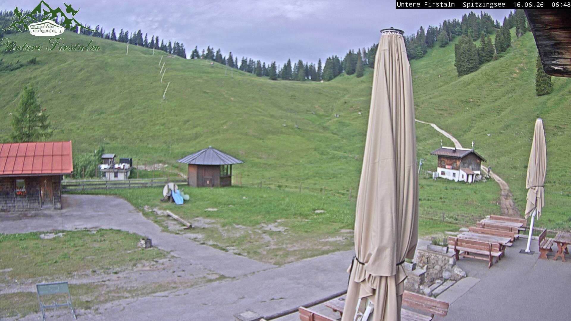 Archiv Foto Webcam Spitzingsee - Sonnenterrasse Untere Firstalm