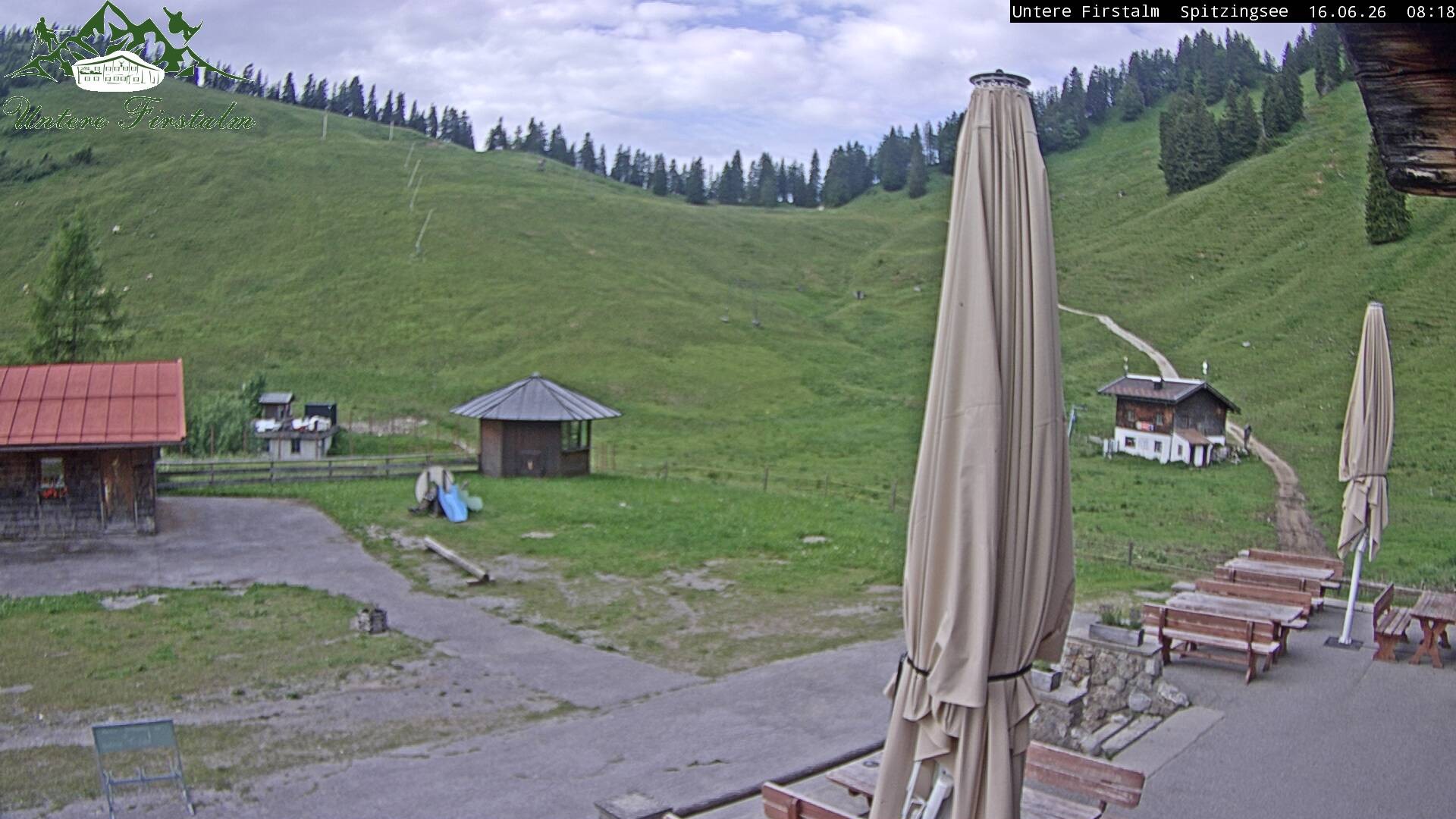 Archiv Foto Webcam Spitzingsee - Sonnenterrasse Untere Firstalm