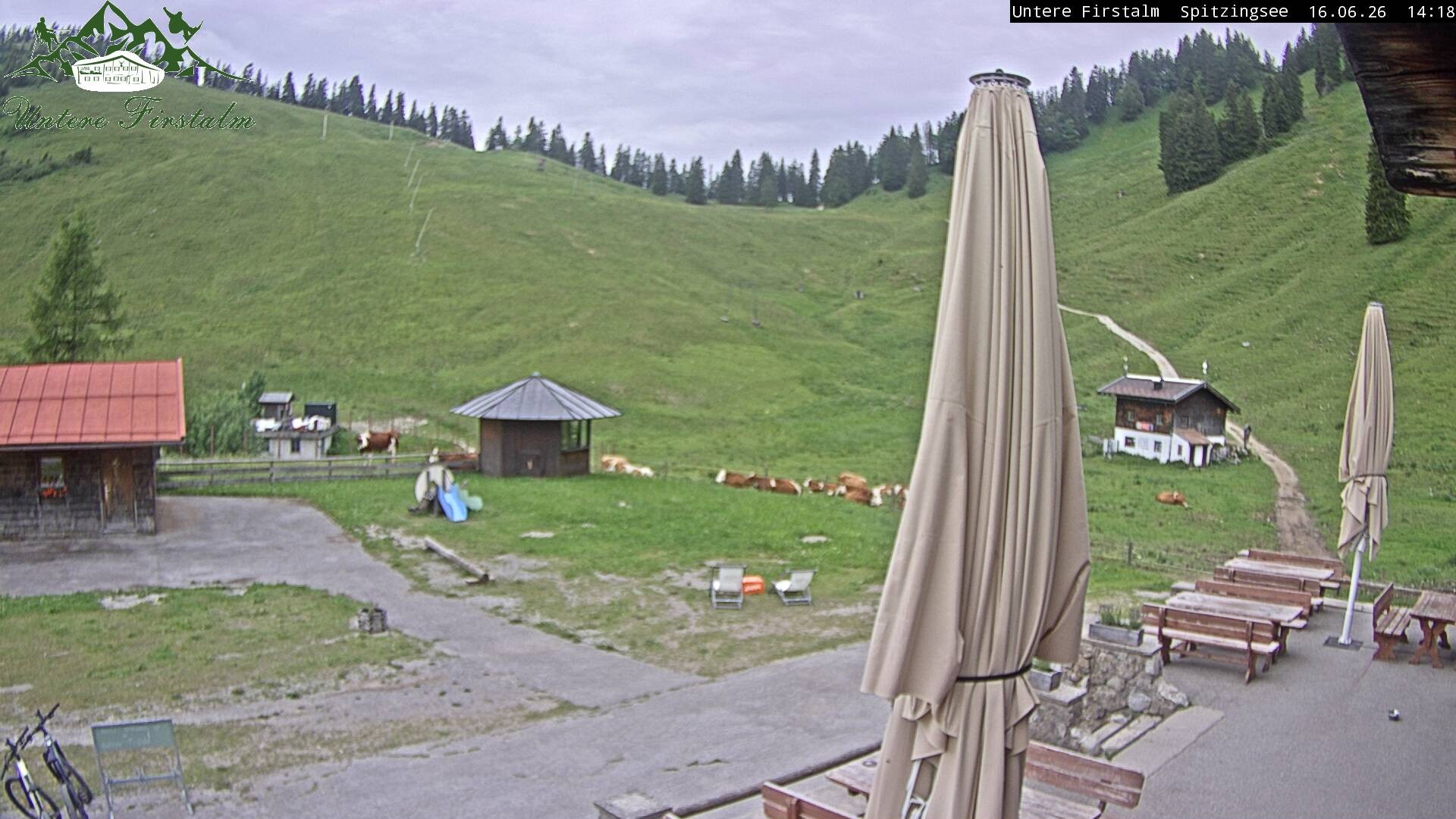 Archiv Foto Webcam Spitzingsee - Sonnenterrasse Untere Firstalm