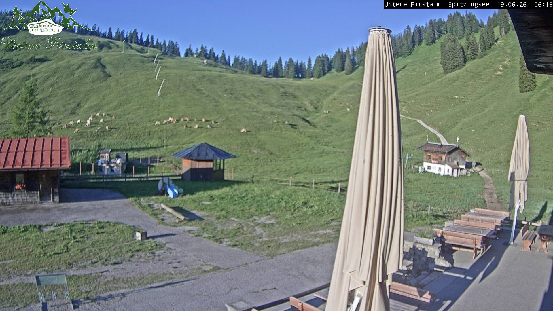 Archiv Foto Webcam Spitzingsee - Sonnenterrasse Untere Firstalm