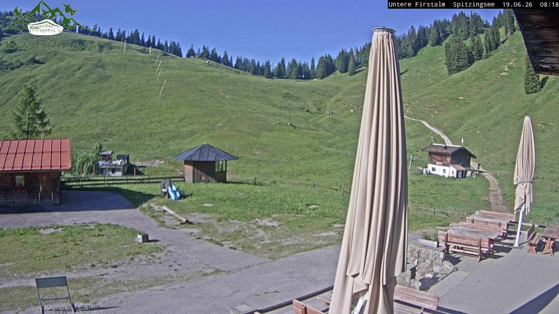 Archiv Foto Webcam Spitzingsee - Sonnenterrasse Untere Firstalm