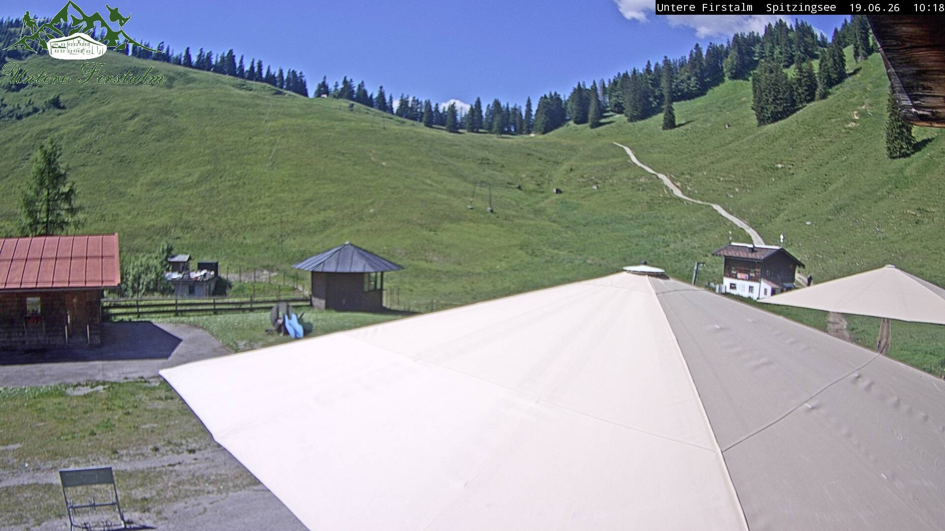 Archiv Foto Webcam Spitzingsee - Sonnenterrasse Untere Firstalm