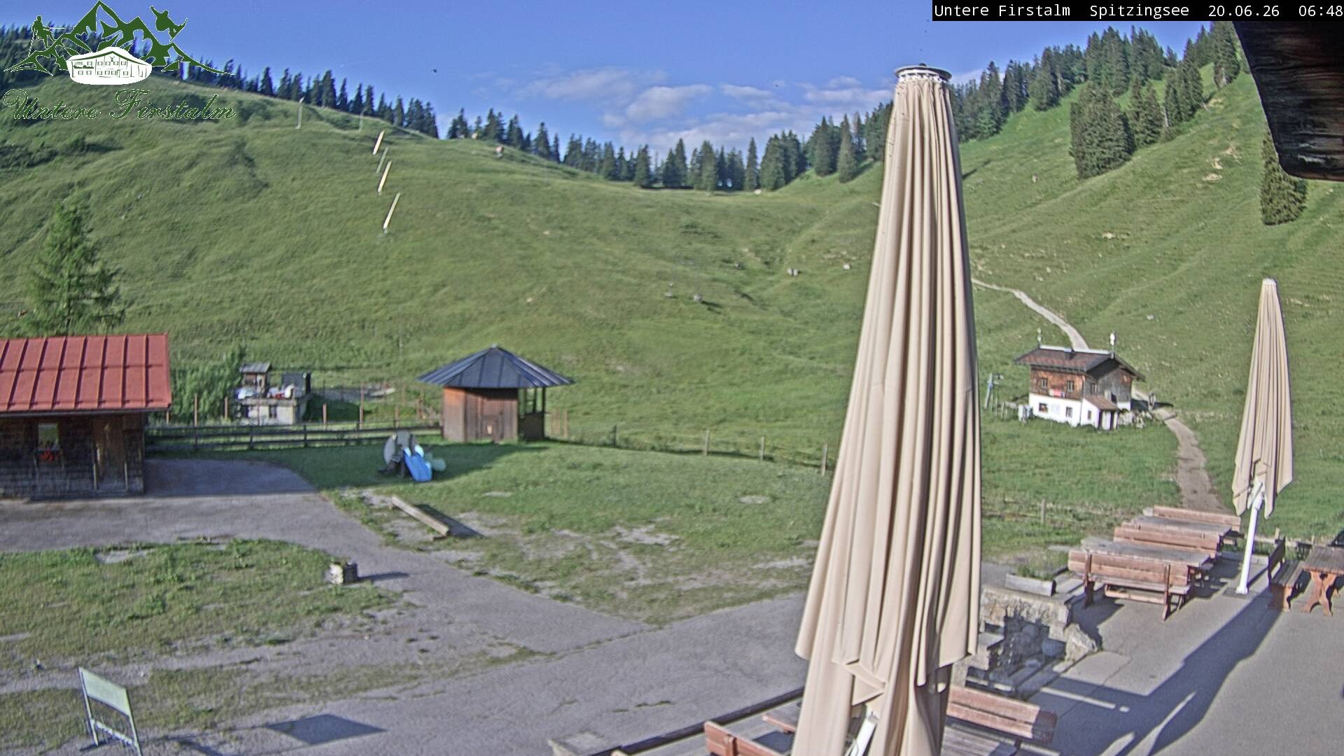 Archiv Foto Webcam Spitzingsee - Sonnenterrasse Untere Firstalm