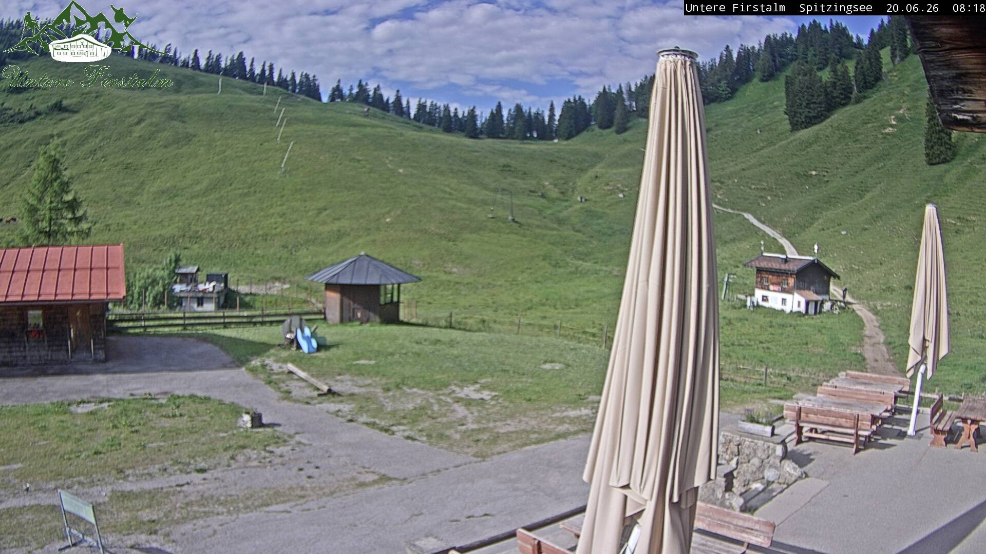Archiv Foto Webcam Spitzingsee - Sonnenterrasse Untere Firstalm