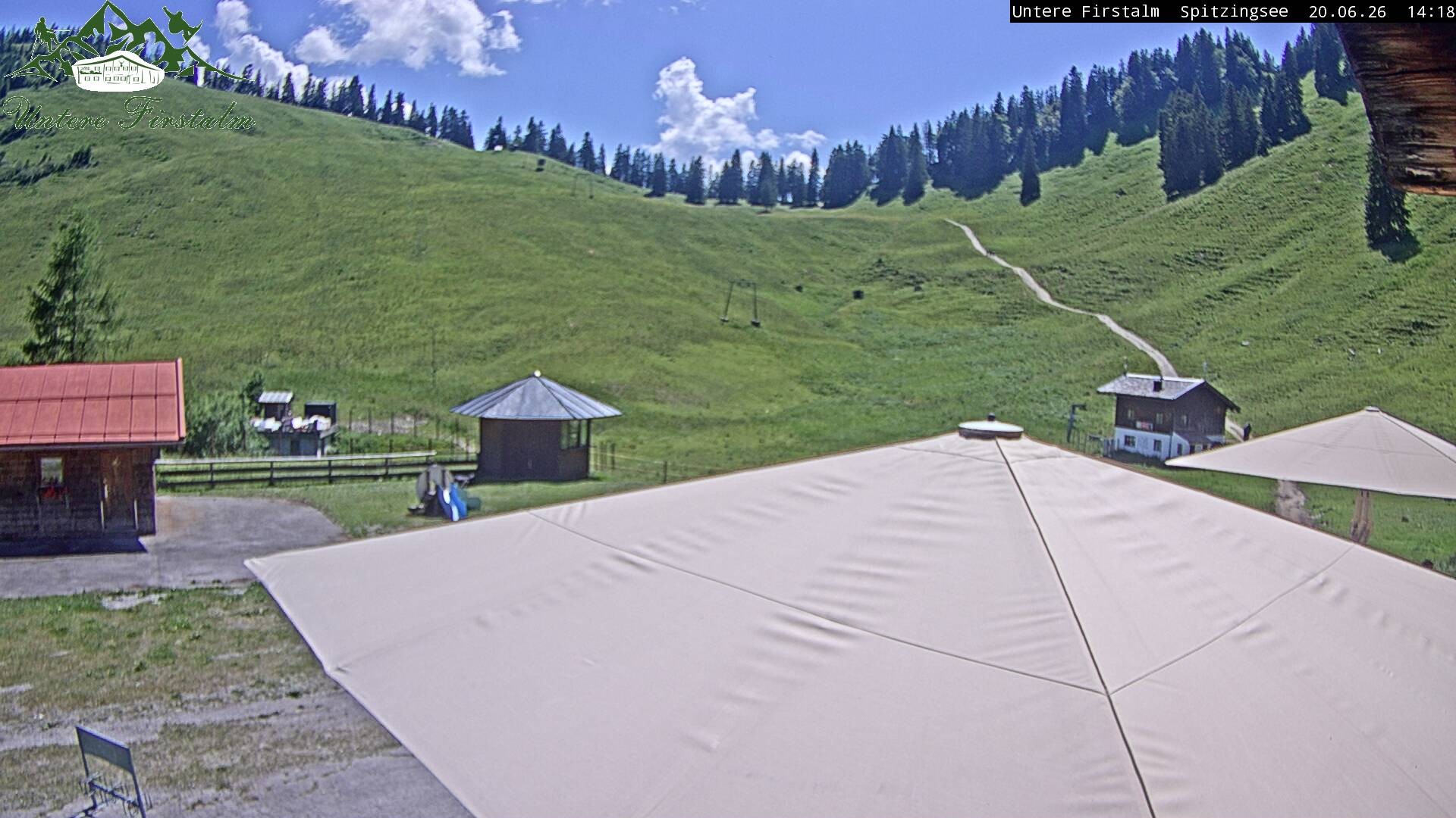Archiv Foto Webcam Spitzingsee - Sonnenterrasse Untere Firstalm