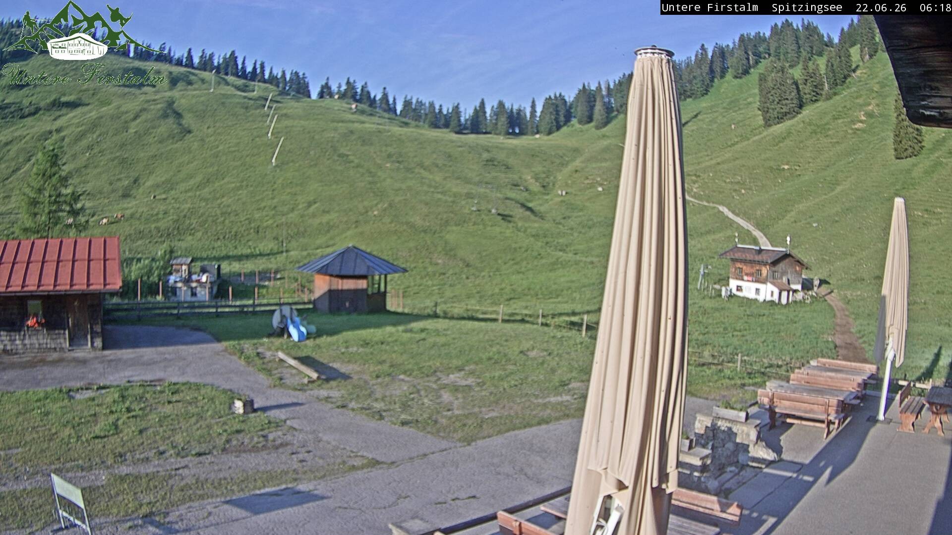 Archiv Foto Webcam Spitzingsee - Sonnenterrasse Untere Firstalm