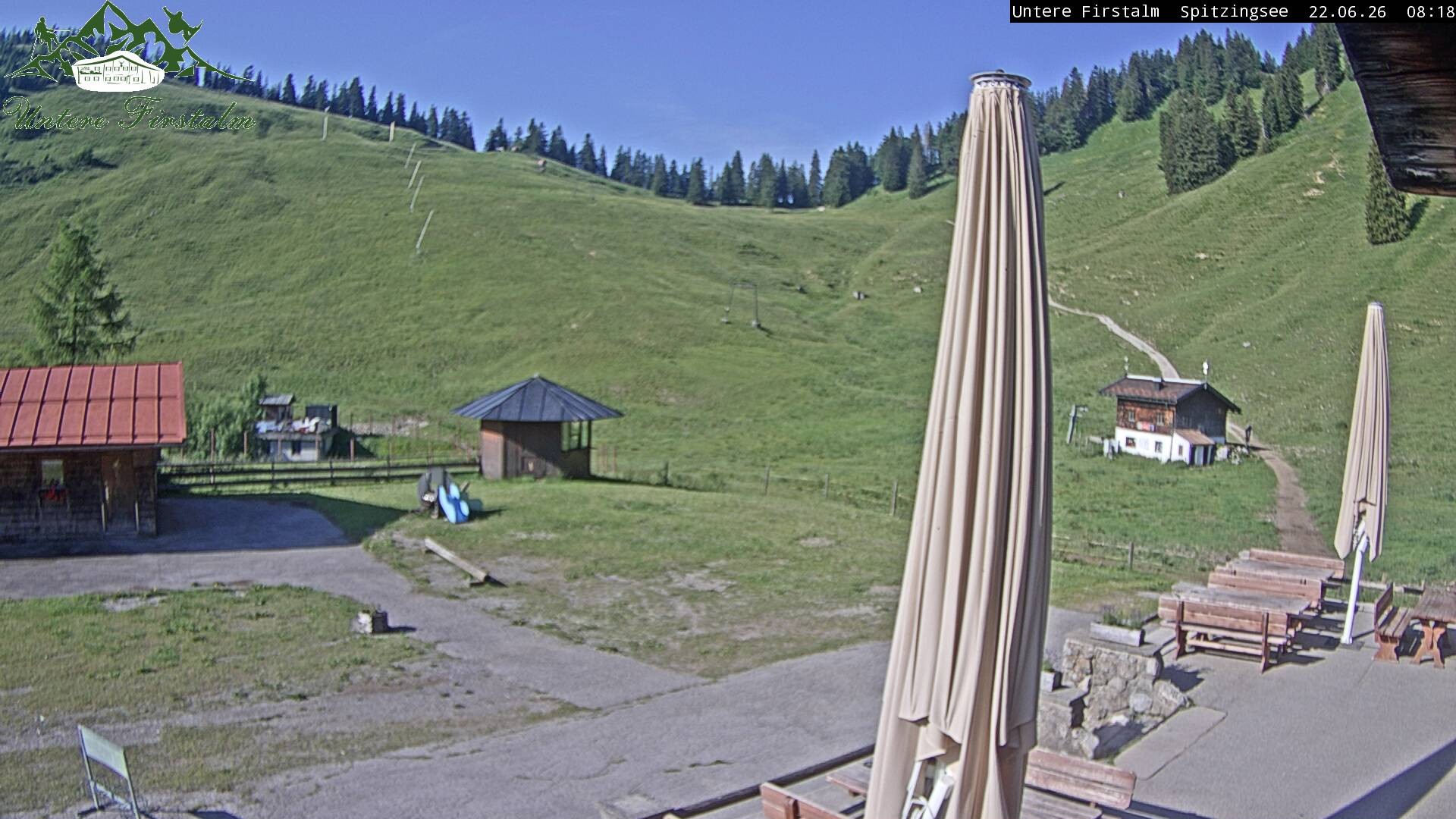 Archiv Foto Webcam Spitzingsee - Sonnenterrasse Untere Firstalm