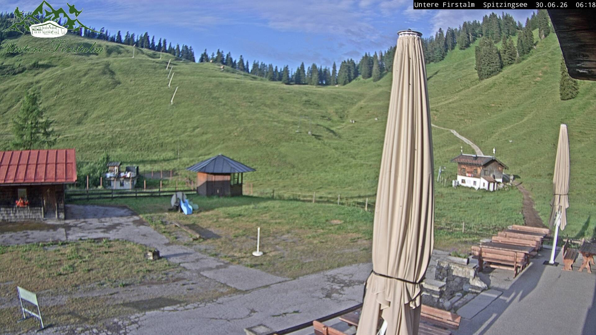 Archiv Foto Webcam Spitzingsee - Sonnenterrasse Untere Firstalm