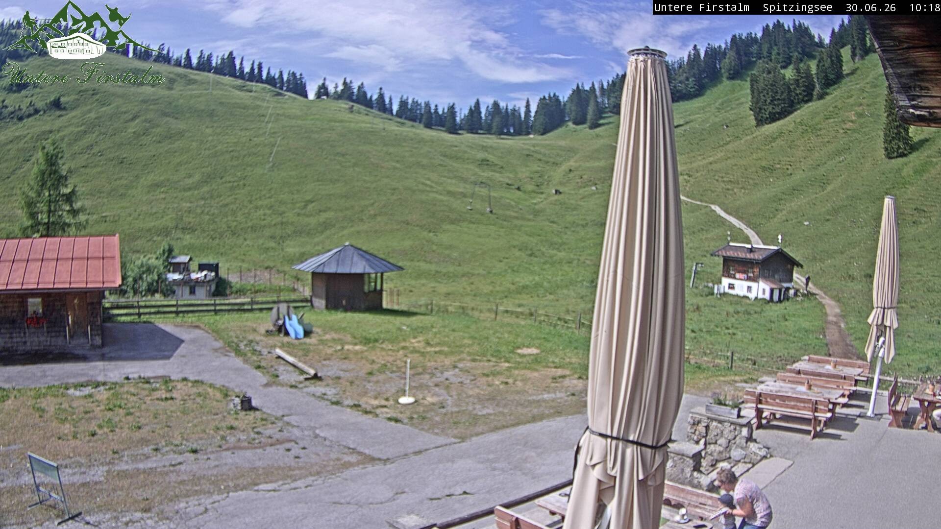 Archiv Foto Webcam Spitzingsee - Sonnenterrasse Untere Firstalm