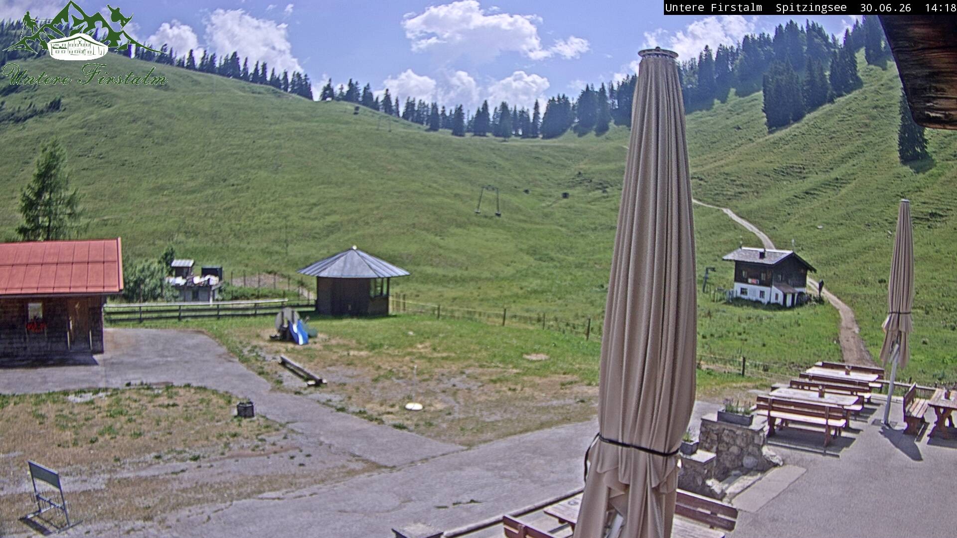 Archiv Foto Webcam Spitzingsee - Sonnenterrasse Untere Firstalm