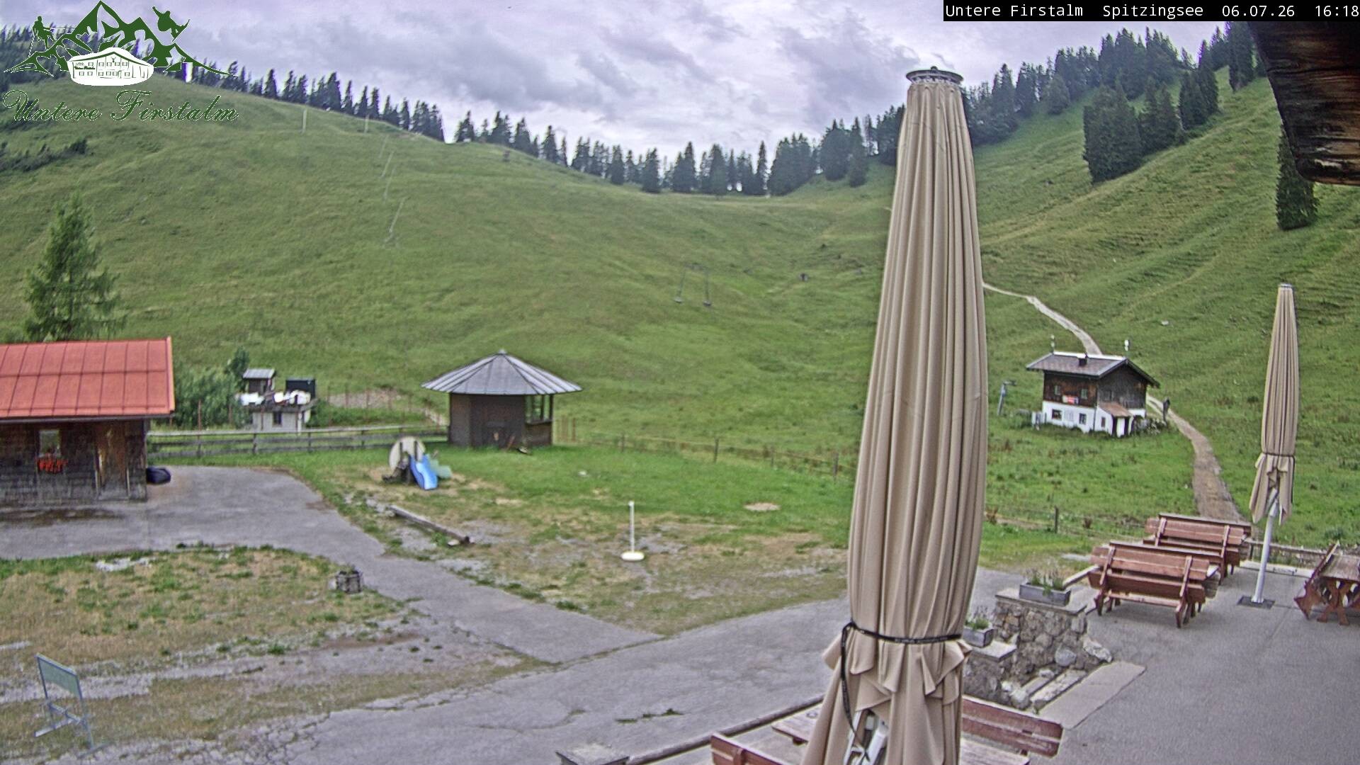 Archiv Foto Webcam Spitzingsee - Sonnenterrasse Untere Firstalm