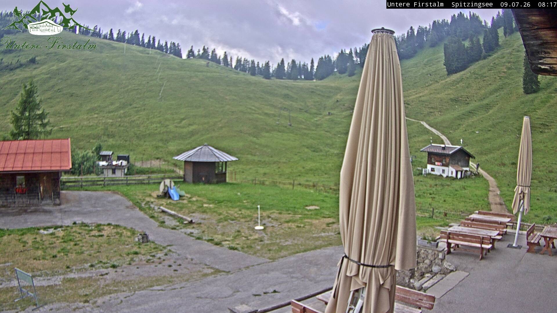 Archiv Foto Webcam Spitzingsee - Sonnenterrasse Untere Firstalm