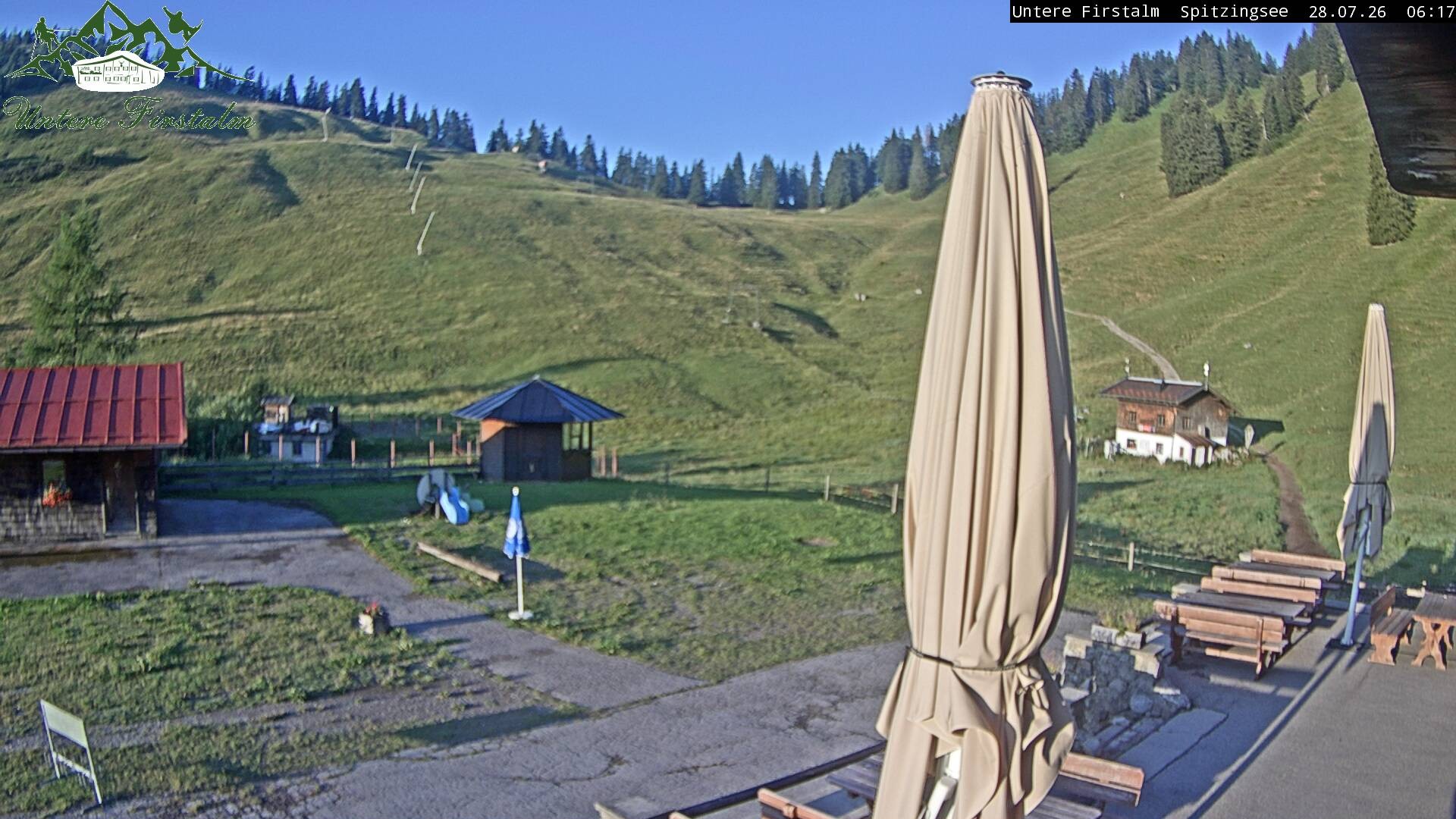 Archiv Foto Webcam Spitzingsee - Sonnenterrasse Untere Firstalm