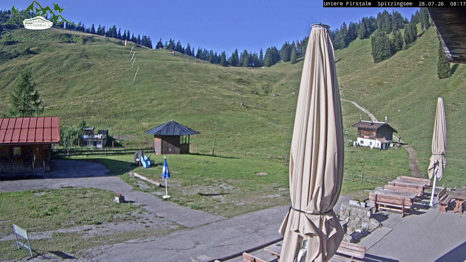 Archiv Foto Webcam Spitzingsee - Sonnenterrasse Untere Firstalm