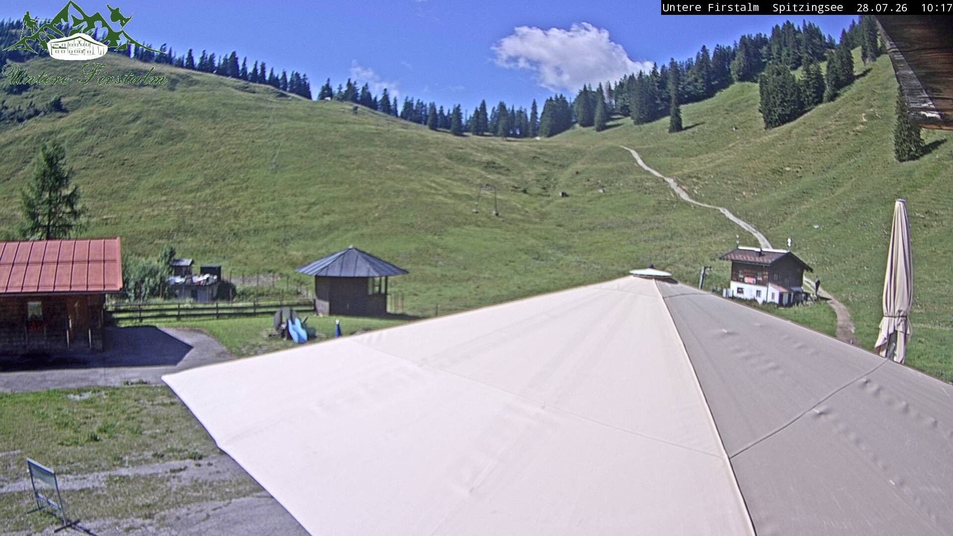 Archiv Foto Webcam Spitzingsee - Sonnenterrasse Untere Firstalm