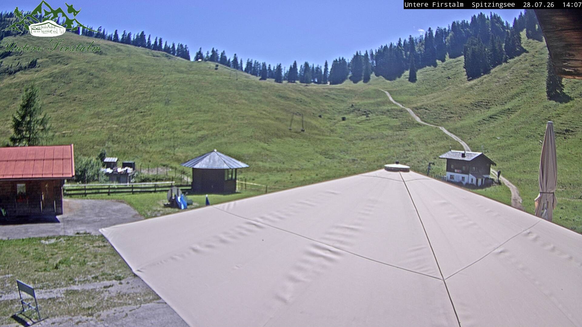 Archiv Foto Webcam Spitzingsee - Sonnenterrasse Untere Firstalm