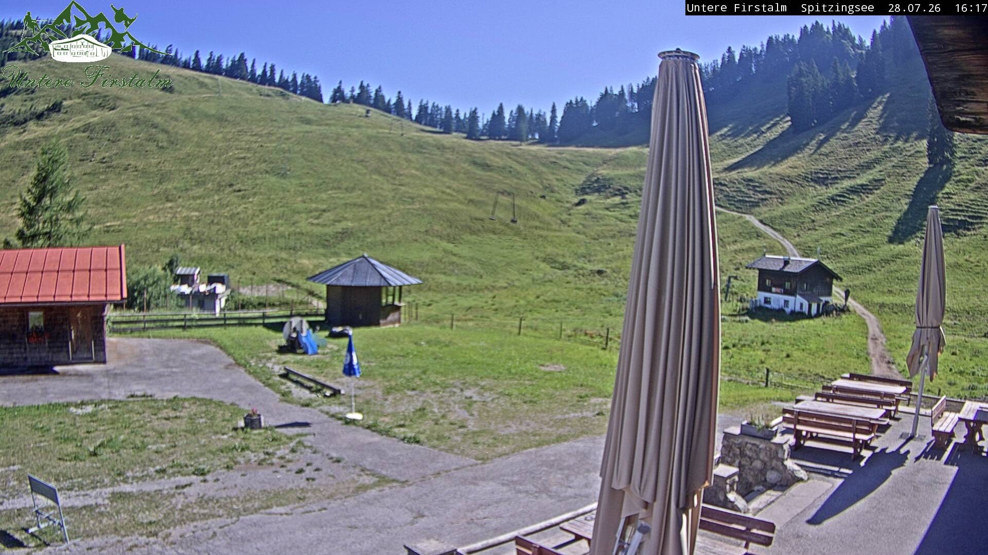 Archiv Foto Webcam Spitzingsee - Sonnenterrasse Untere Firstalm