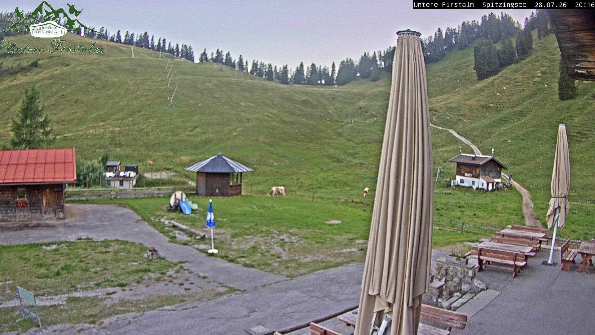 Archiv Foto Webcam Spitzingsee - Sonnenterrasse Untere Firstalm
