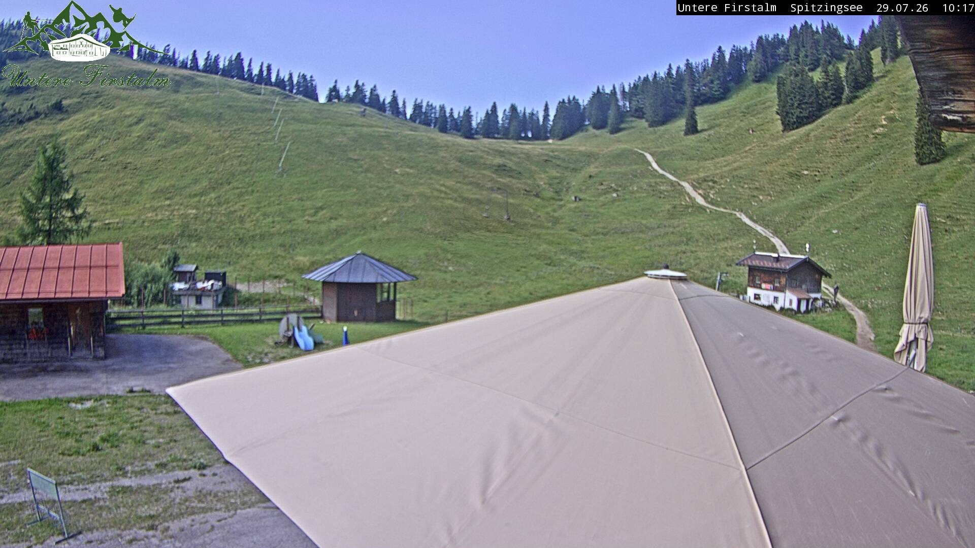 Archiv Foto Webcam Spitzingsee - Sonnenterrasse Untere Firstalm