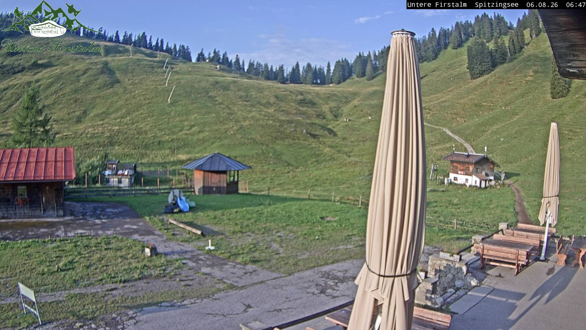Archiv Foto Webcam Spitzingsee - Sonnenterrasse Untere Firstalm