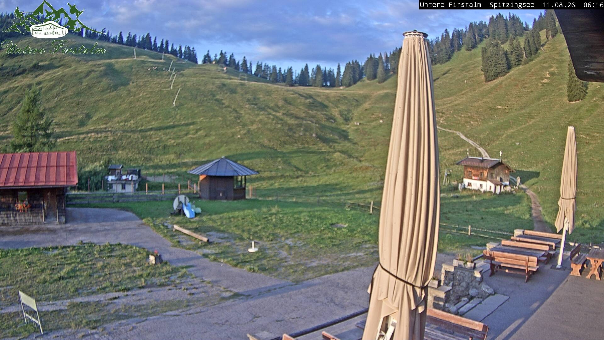 Archiv Foto Webcam Spitzingsee - Sonnenterrasse Untere Firstalm