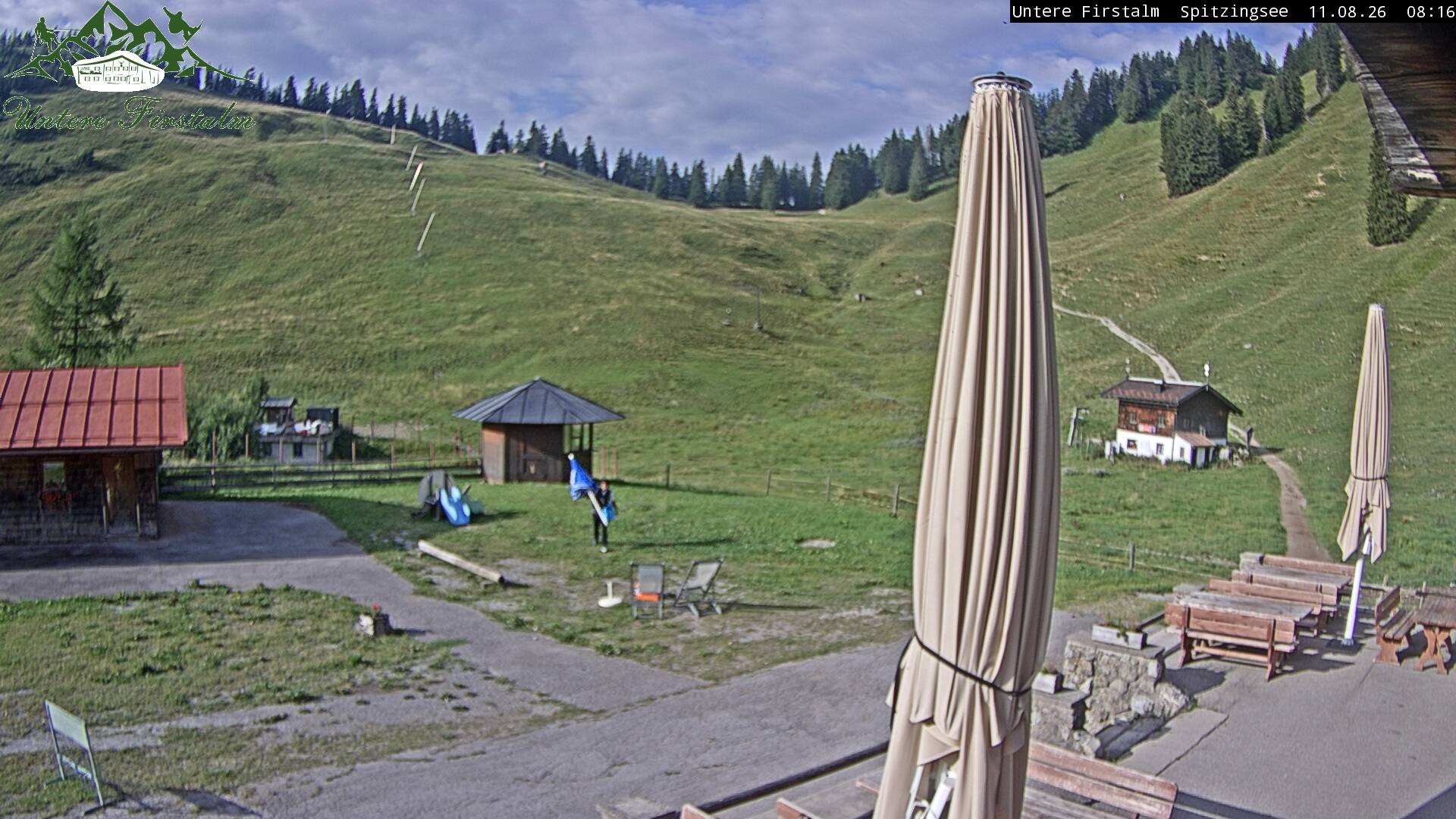 Archiv Foto Webcam Spitzingsee - Sonnenterrasse Untere Firstalm