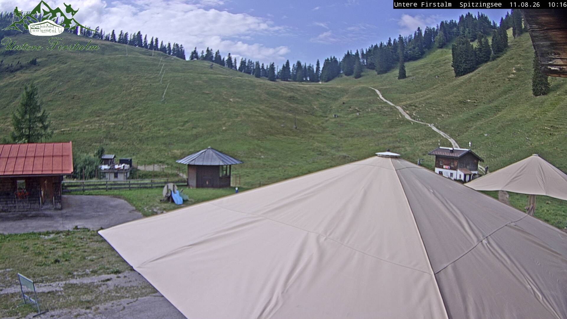 Archiv Foto Webcam Spitzingsee - Sonnenterrasse Untere Firstalm