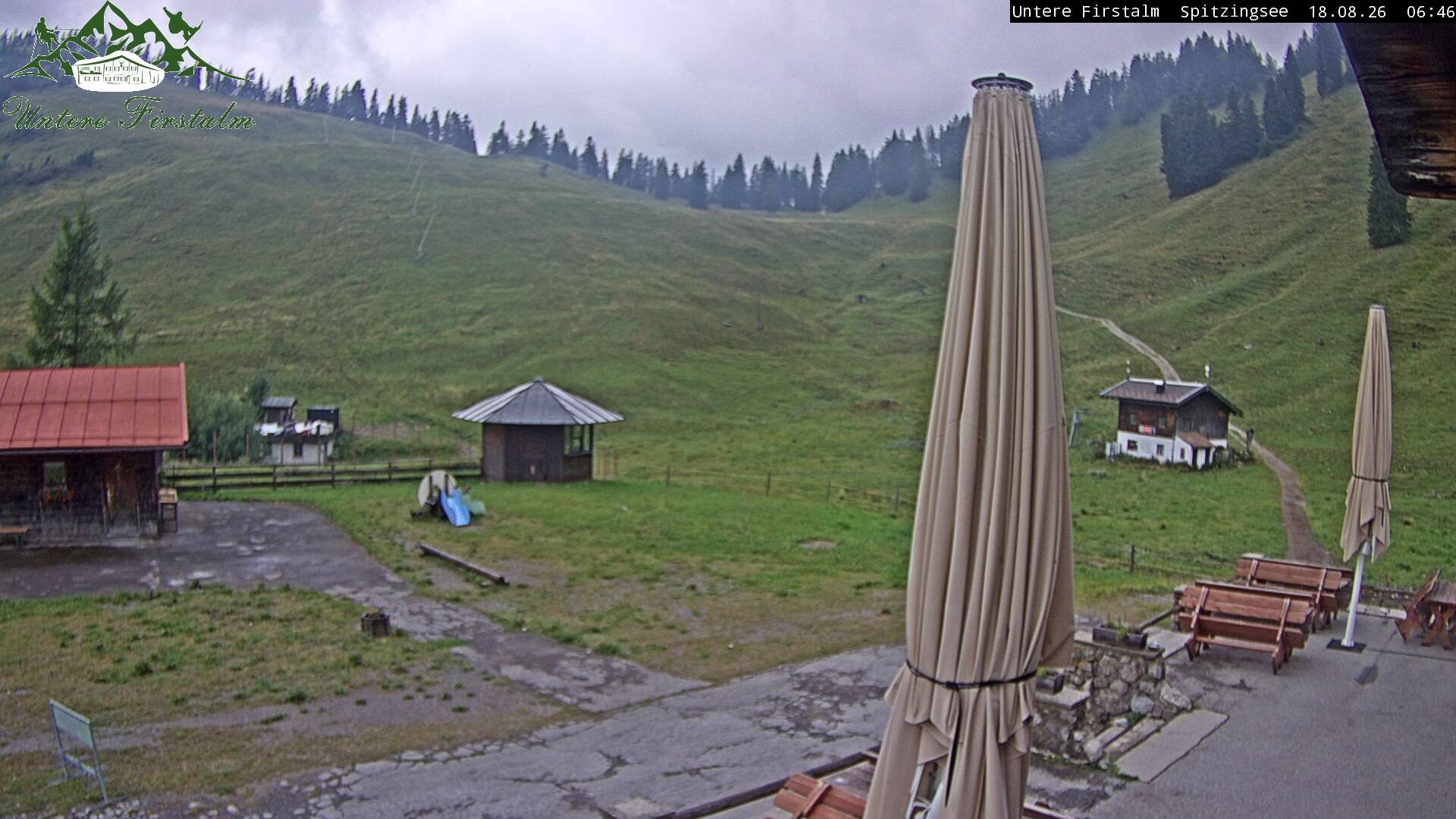 Archiv Foto Webcam Spitzingsee - Sonnenterrasse Untere Firstalm