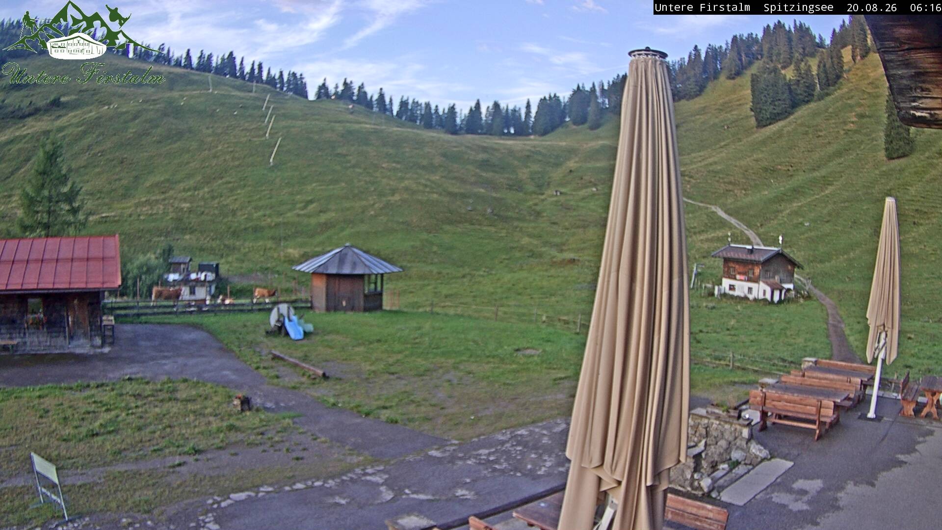 Archiv Foto Webcam Spitzingsee - Sonnenterrasse Untere Firstalm